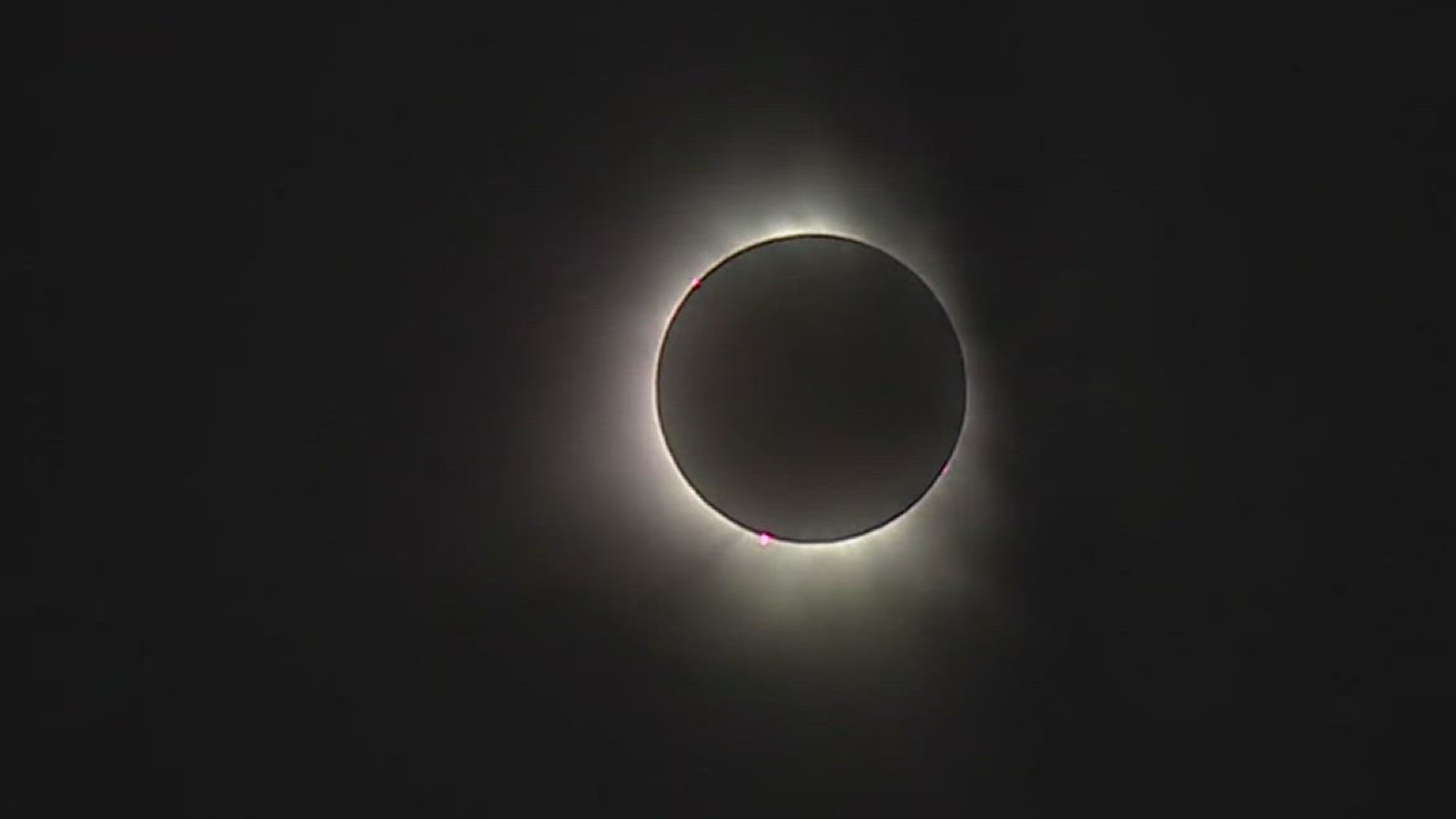Residents from across Pennsylvania traveled to Erie, Pa. to witness 100% totality of the solar eclipse.
