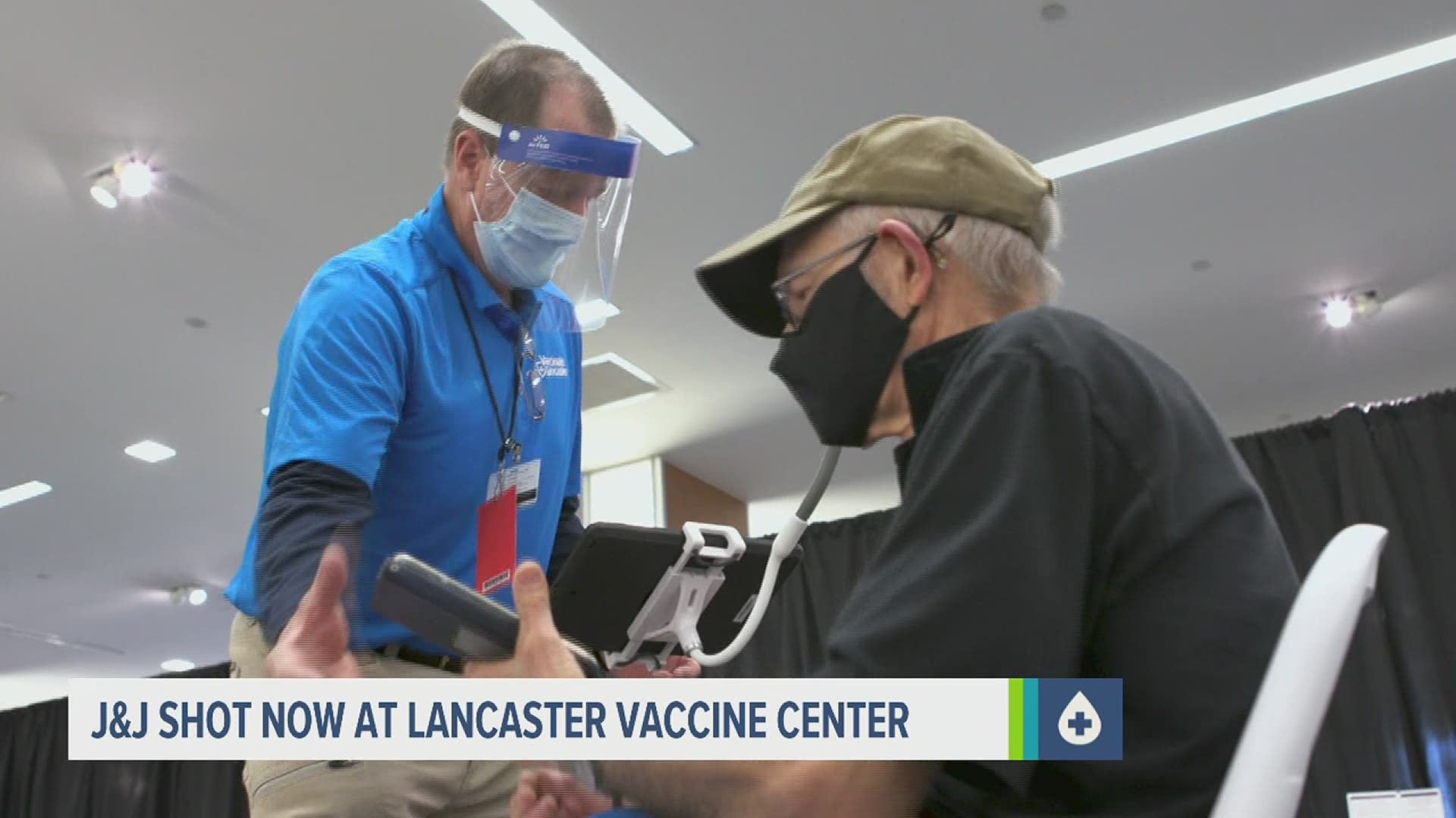 Dr. Ripchinski said if you'd like the one shot vaccine, you must specify J&J when you schedule your appointment, or tell someone at the center if you are a walk in.