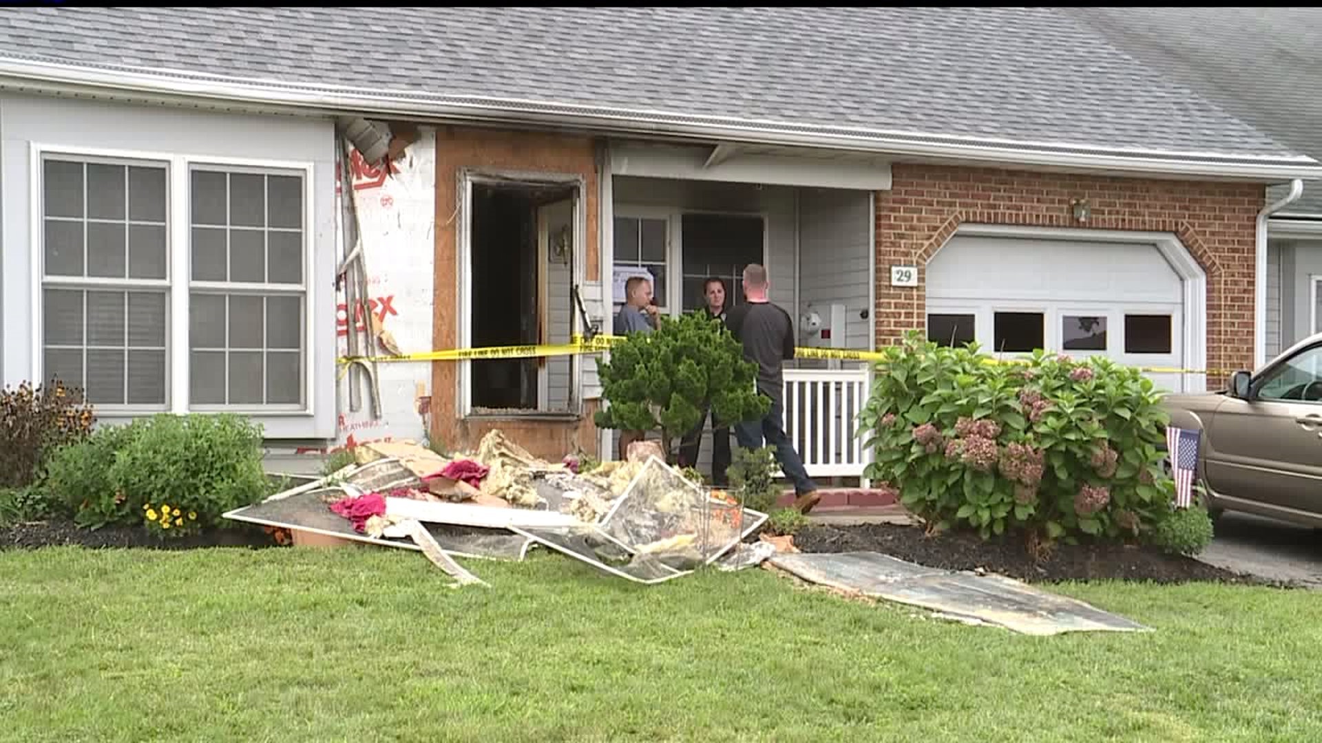 Manor Township fire rips through home, sends one woman to the hospital
