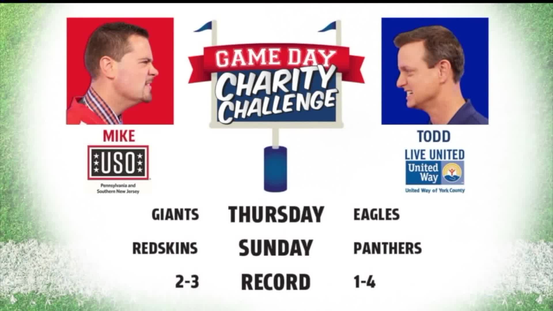 Game Day Charity Challenge (Week 3)