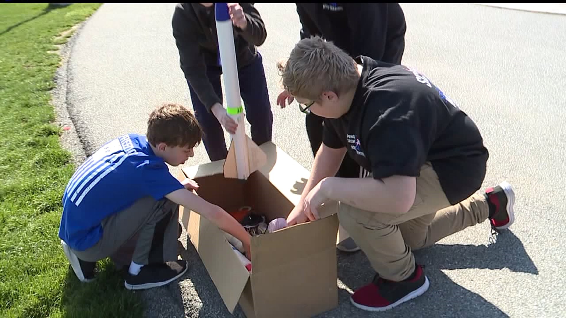 York County students launch rockets in preparation for national competition