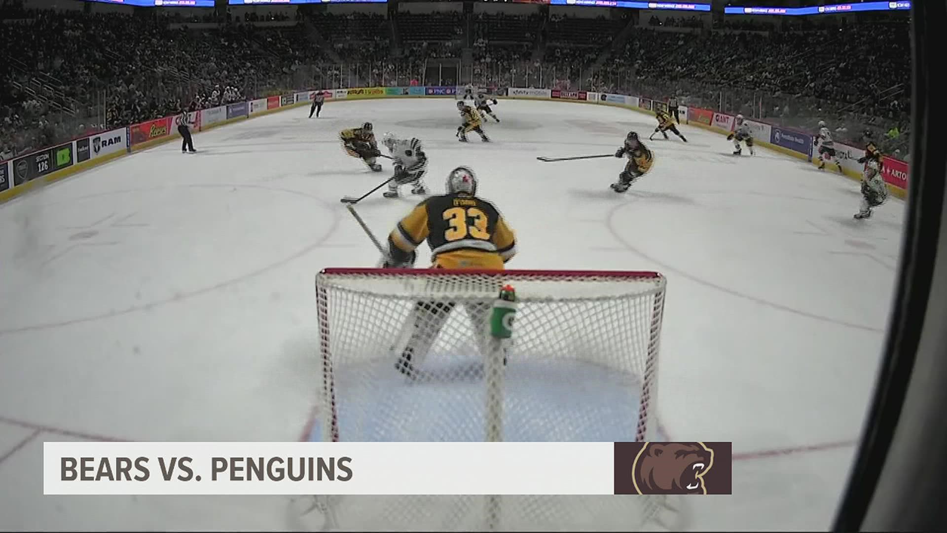 Bears down Penguins in a 3 to 8 win