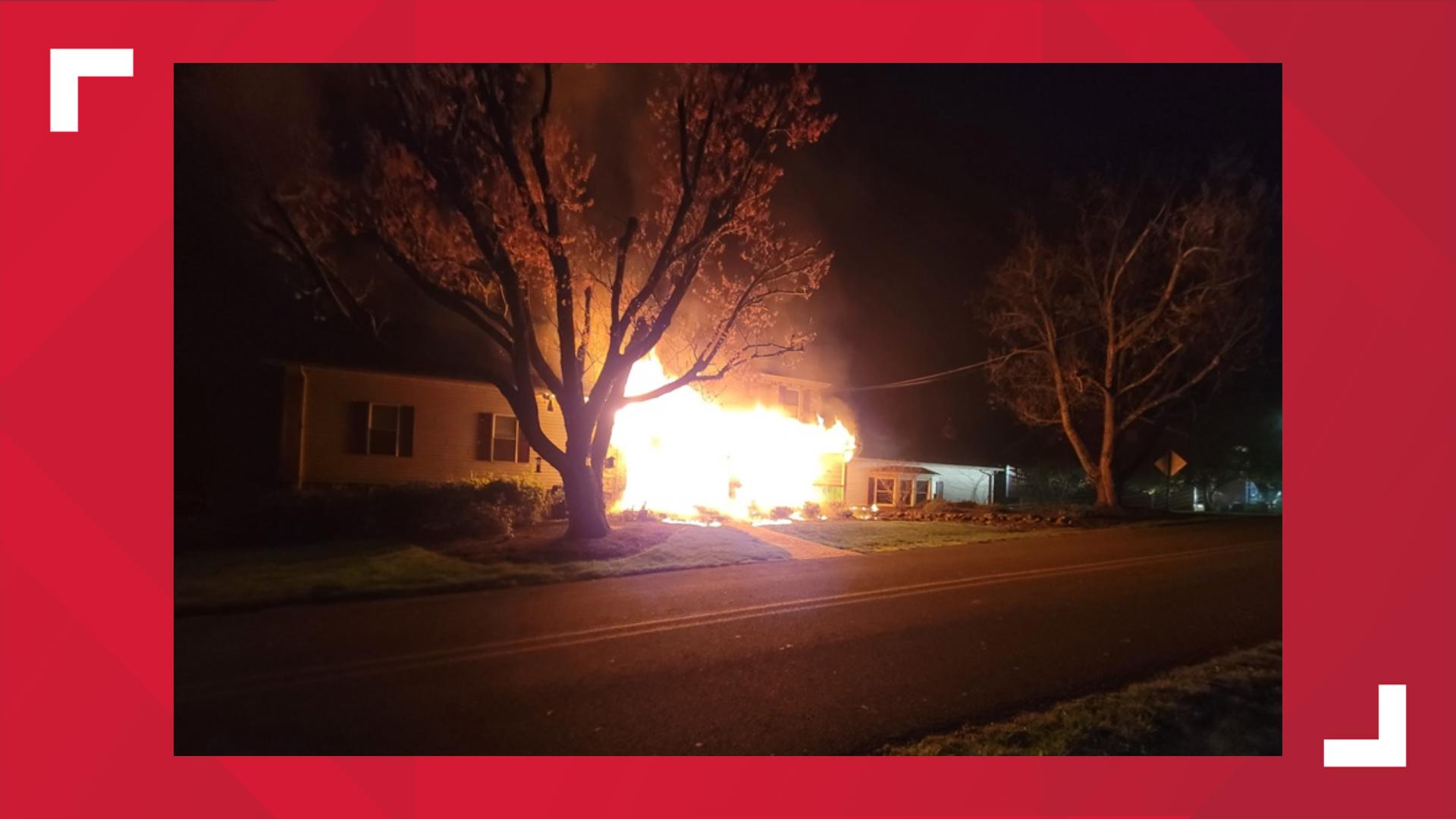 House fire erupts in Adams County | fox43.com