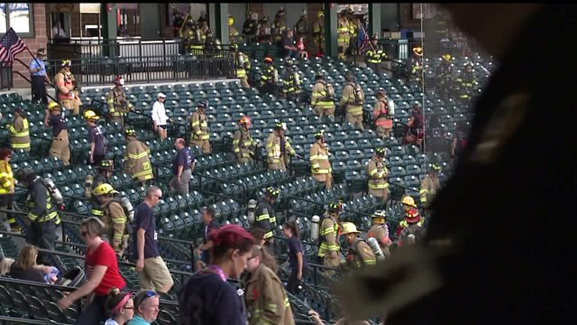 Remembering firefighters lost in 9/11 with memorial stair climb