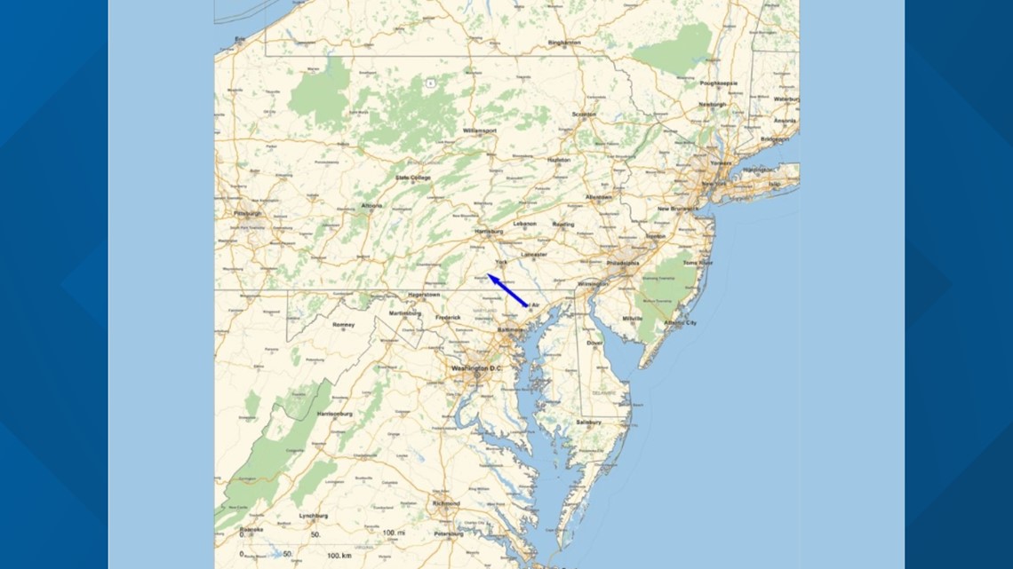NASA says fireball seen flying over Hanover Sunday night was a disintegrating meteor - Vimarsana News