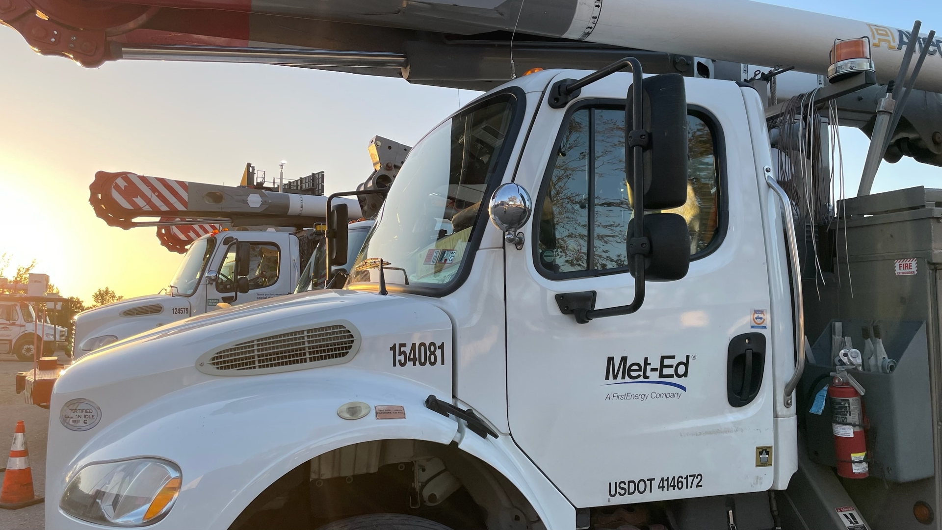 Line workers from Pennsylvania's Met-Ed and WestPenn Power are working 16-hour days in Florida to help restore power following Hurricane Milton.