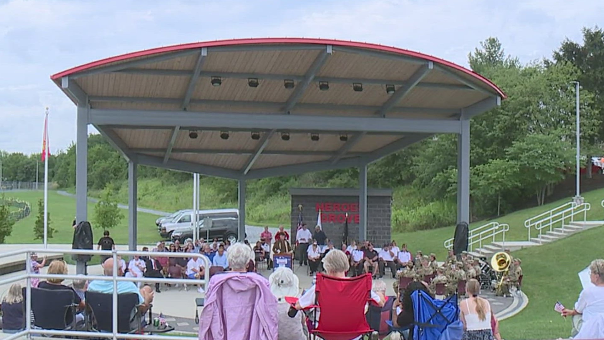 The Dauphin County Heroes Grove Amphitheater reopened just ahead of the Fourth of July holiday, allowing for weekend celebrations to take place.