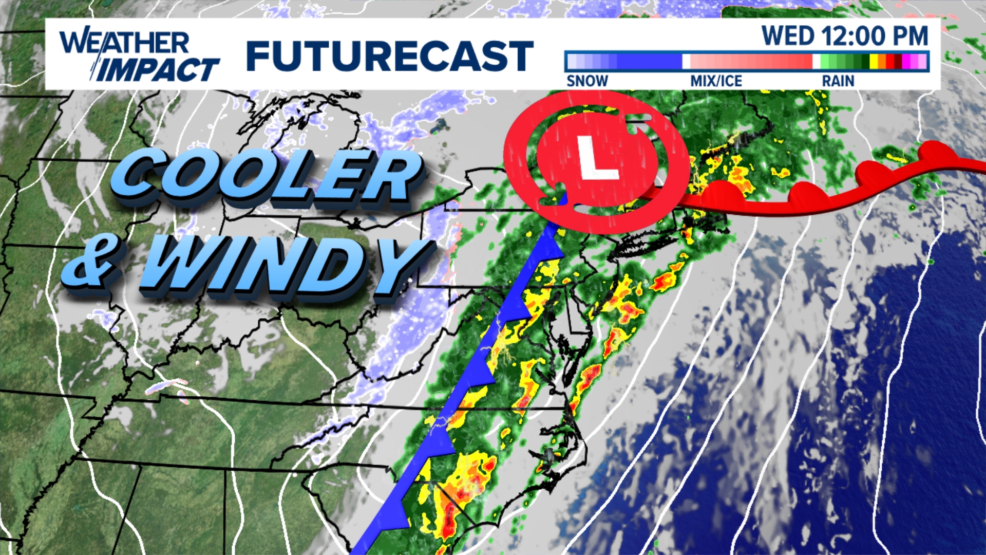 A bit of a wet commute all day Wednesday as showers arrive overnight. Take it slow as a few showers may be heavy at times!