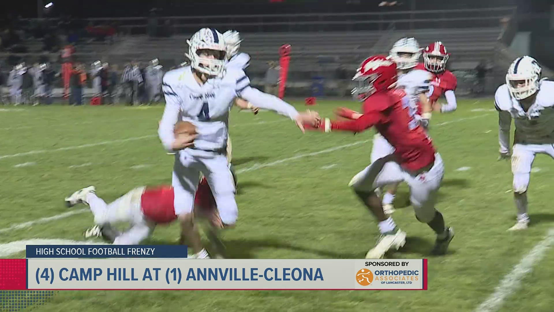 Camp Hill takes down the top seed Annville-Cleona, while Littlestown falls on the road.