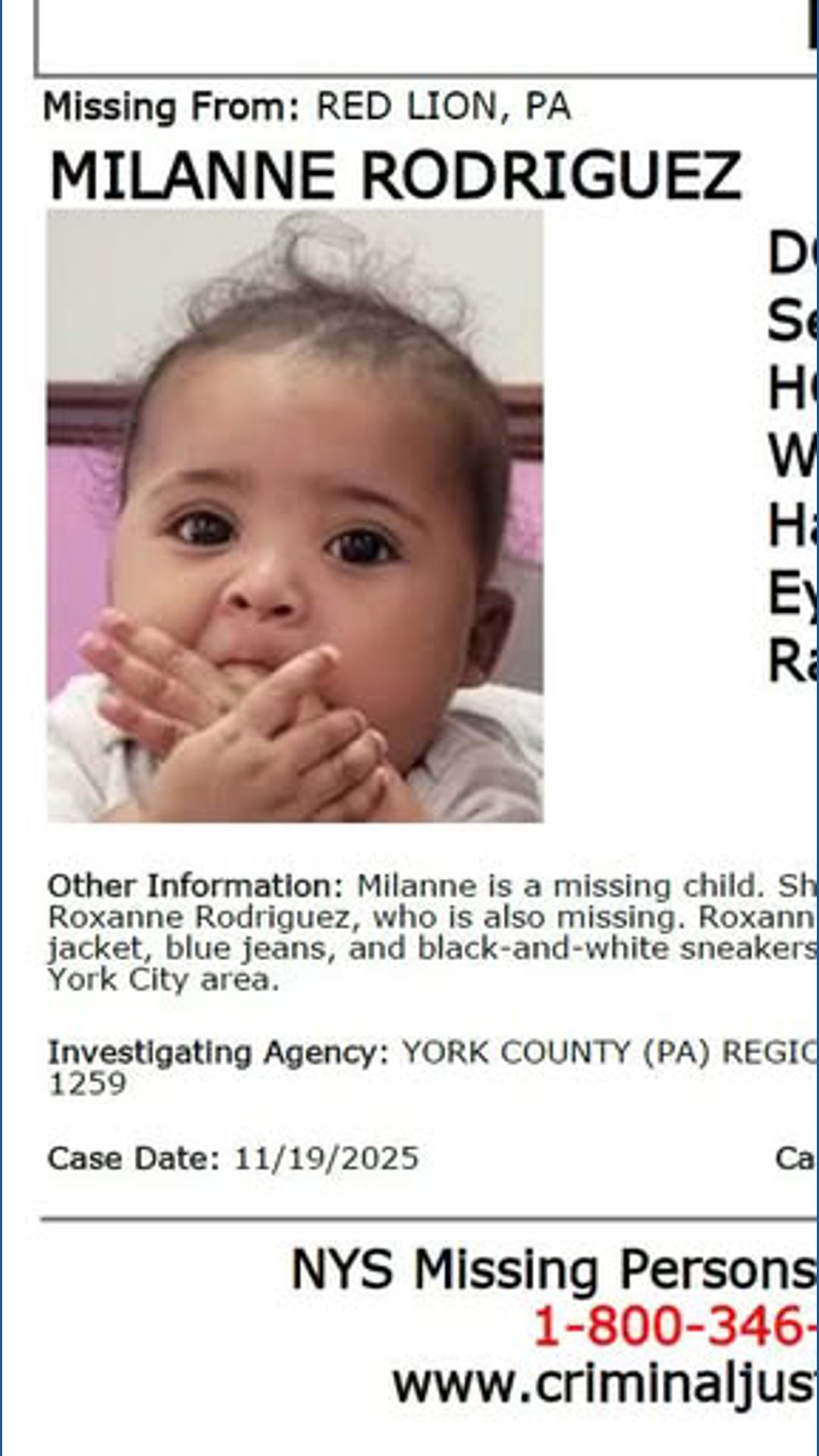 Police search for missing 17-year-old and her 6 month old daughter last ...