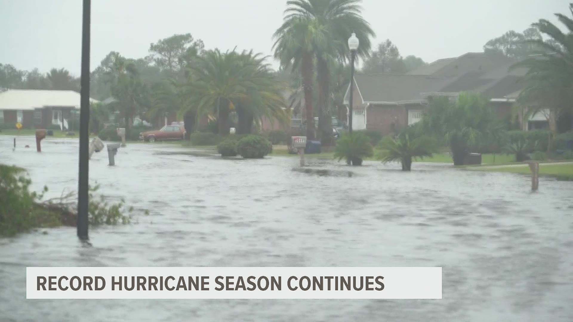 Just past the halfway mark in the 2020 Atlantic hurricane season, it's showing no sign of slowing down to break the record of most storms ever in a season.