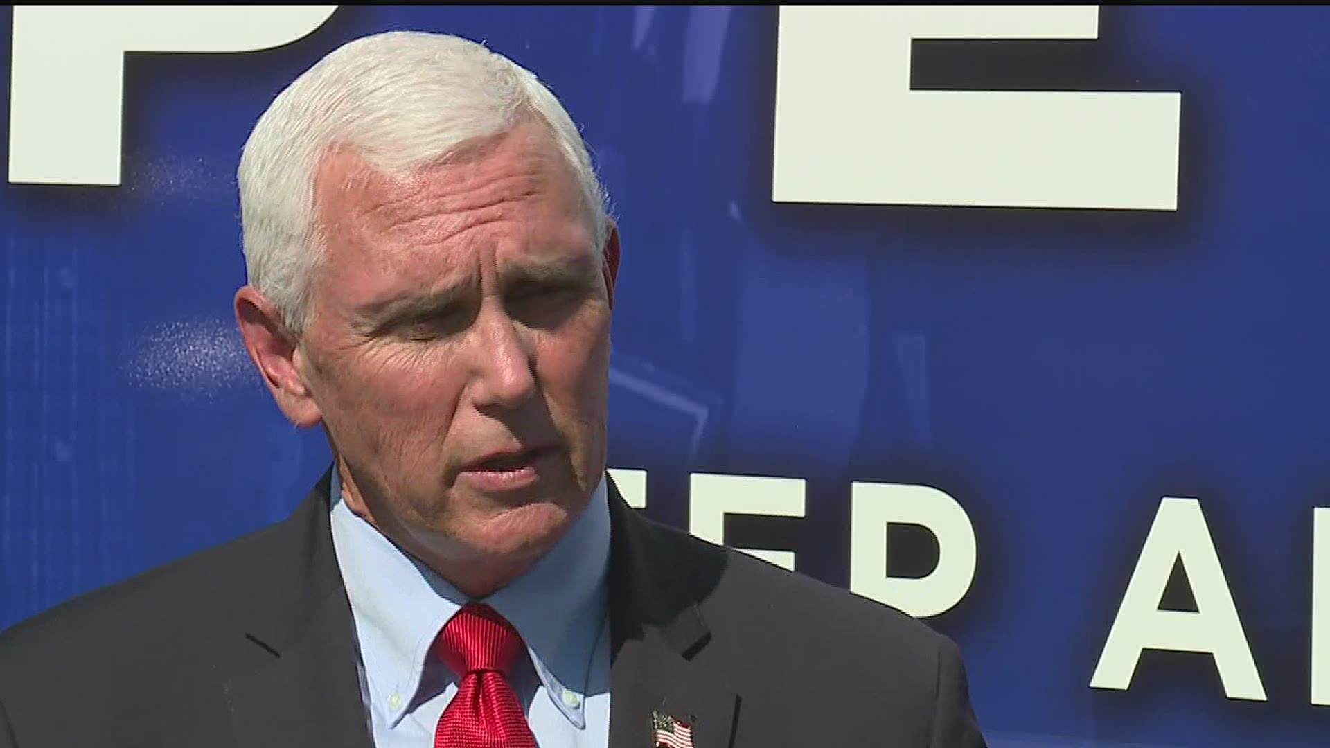 FOX43 spoke one-on-one with Vice President Pence on pressing issues in Pennsylvania.