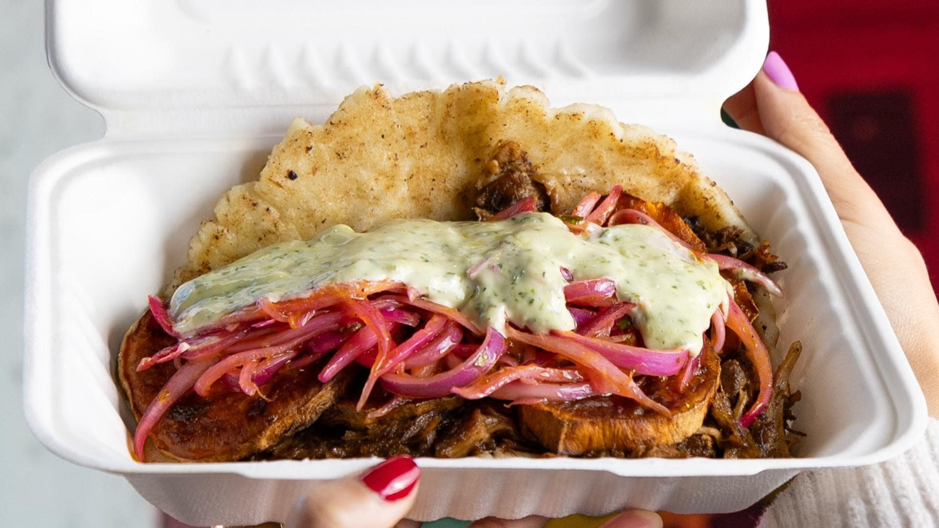 The Lancaster restaurant stopped by FOX43 to show off some of their top menu items and explain the background of an arepa.