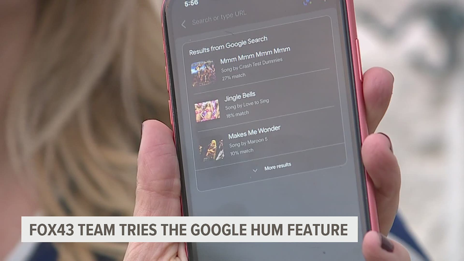 The new feature in the Google App allows users to hum, whistle or sing a melody and the feature identifies which song it is for you.