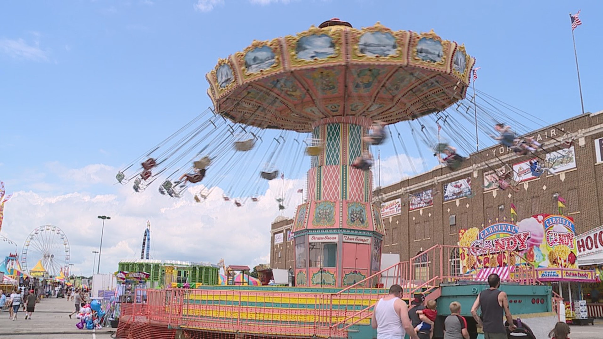 The York Fairgrounds was packed with excited fairgoers on the first day of the York State Fair.