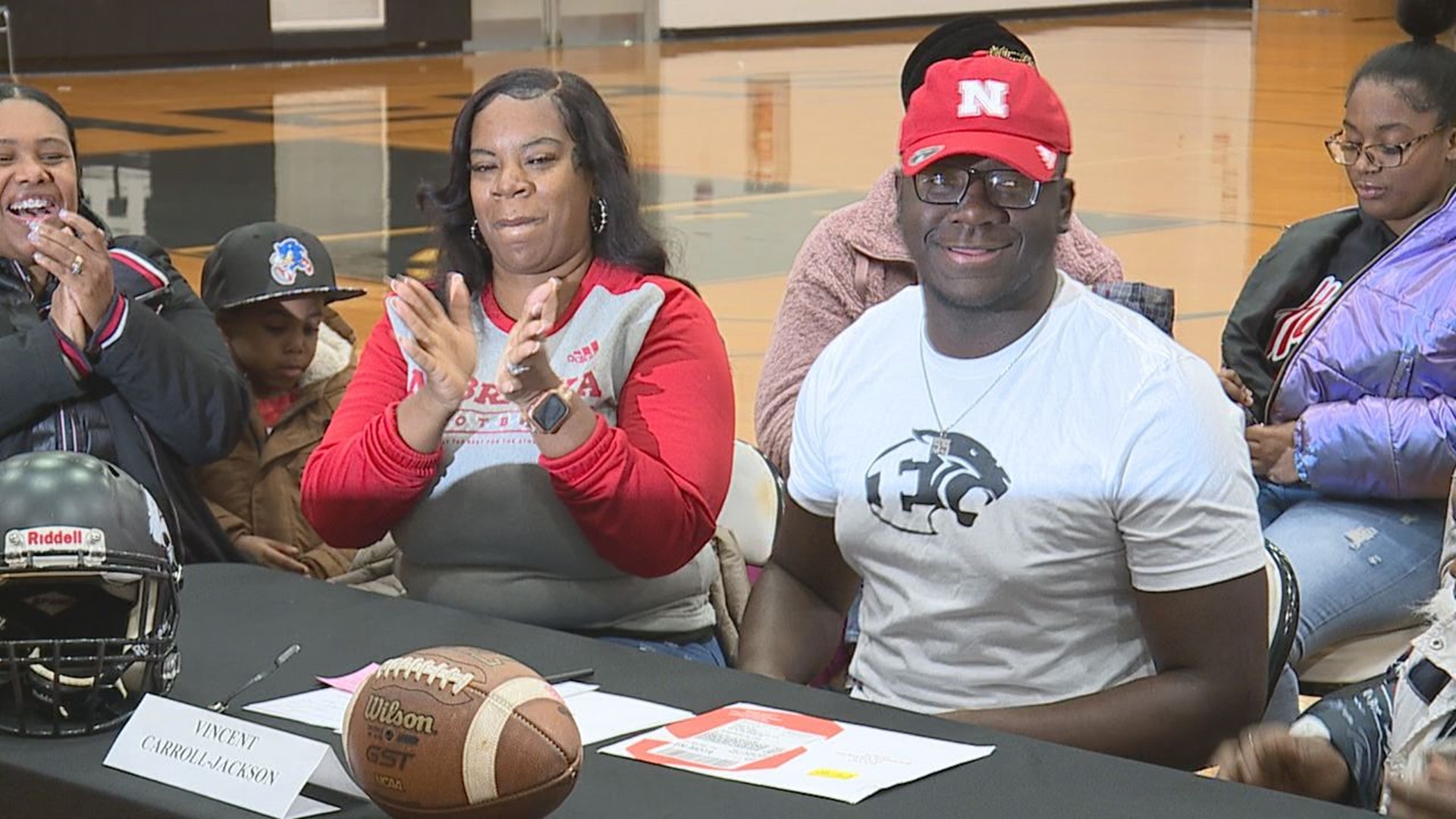 The Panther senior will continue his academics and athletics at Nebraska, after just one season of high school football.