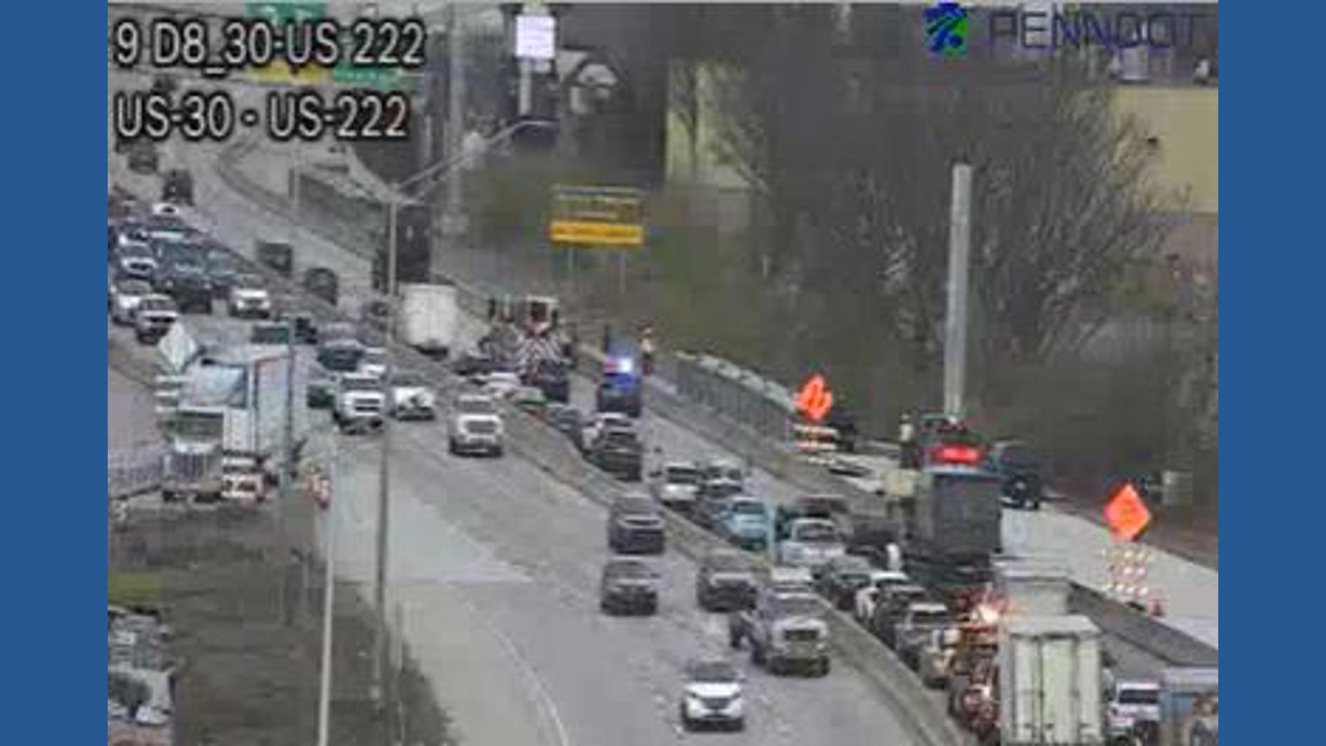 Crews respond to overturned vehicle on Route 30 West in Lancaster ...