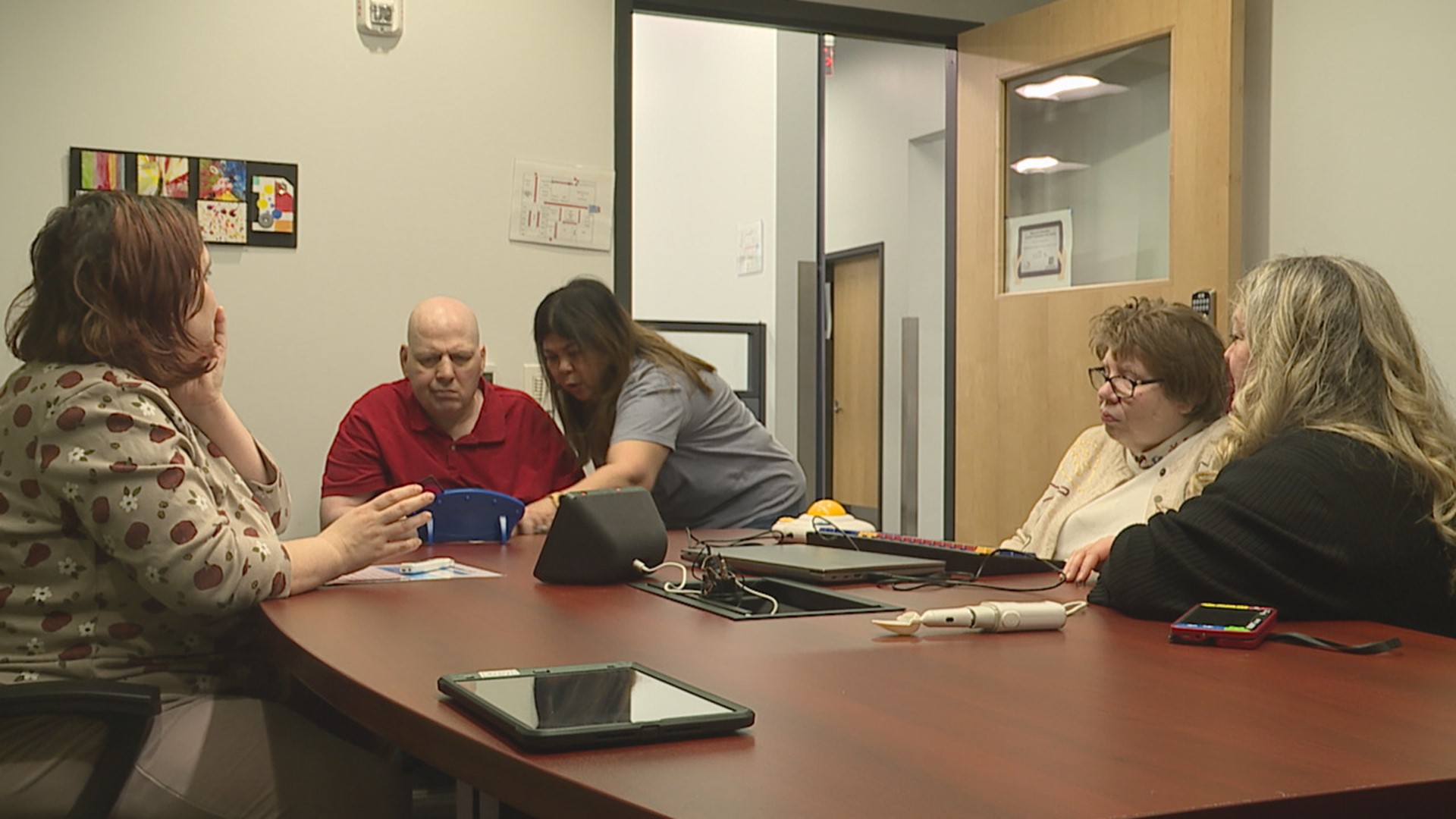 A regional nonprofit is celebrating one year of its assistive technology library.