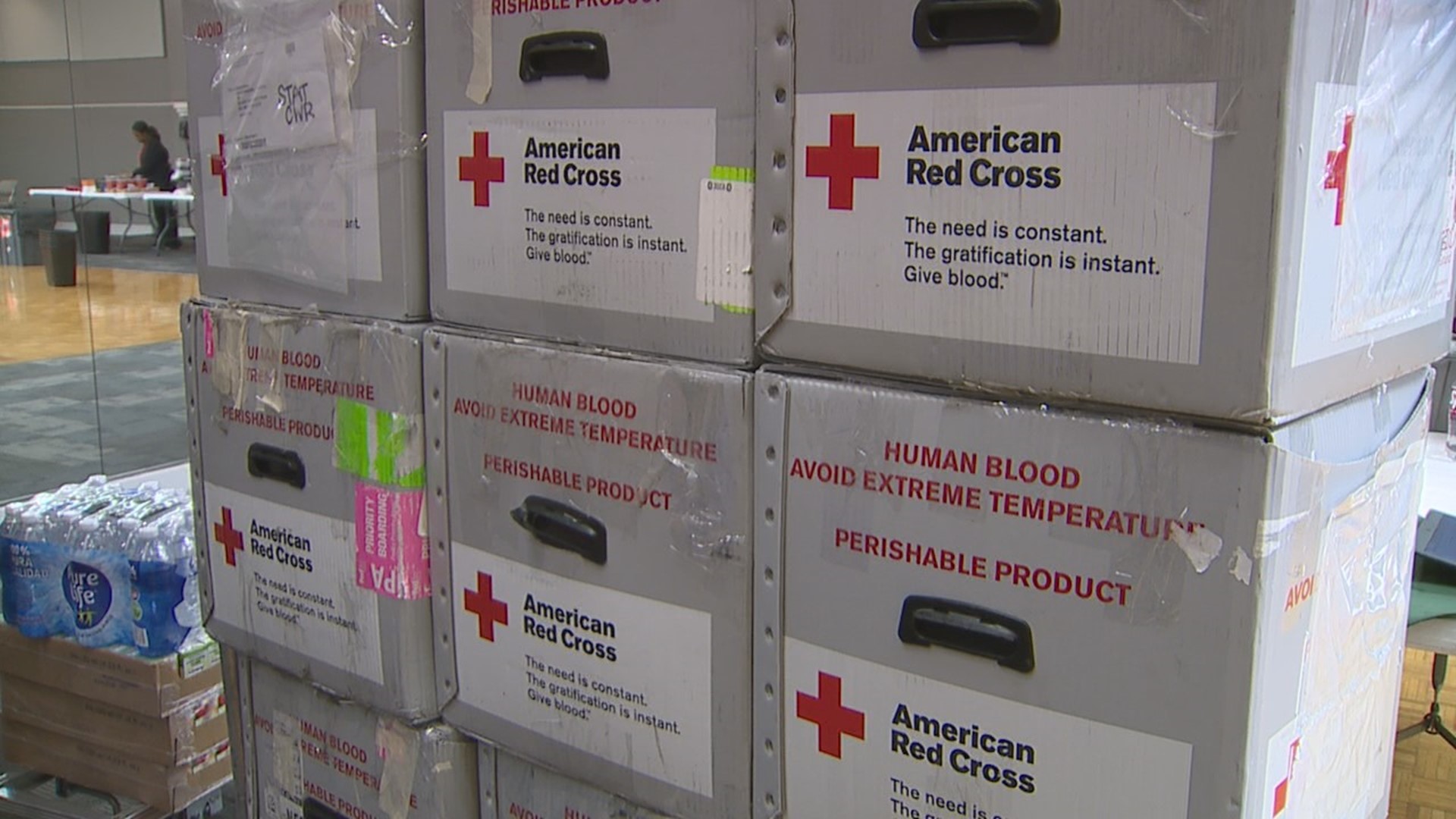 The American Red Cross put out an urgent request for additional donations last month.