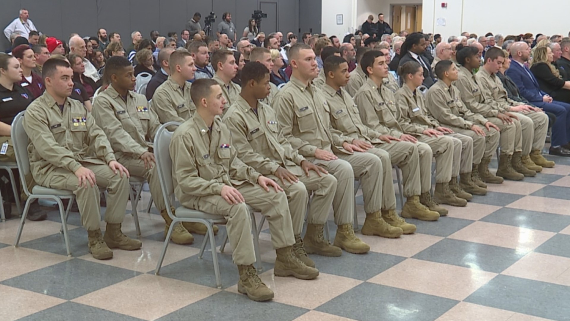 18 cadets graduated from the program on Friday morning.