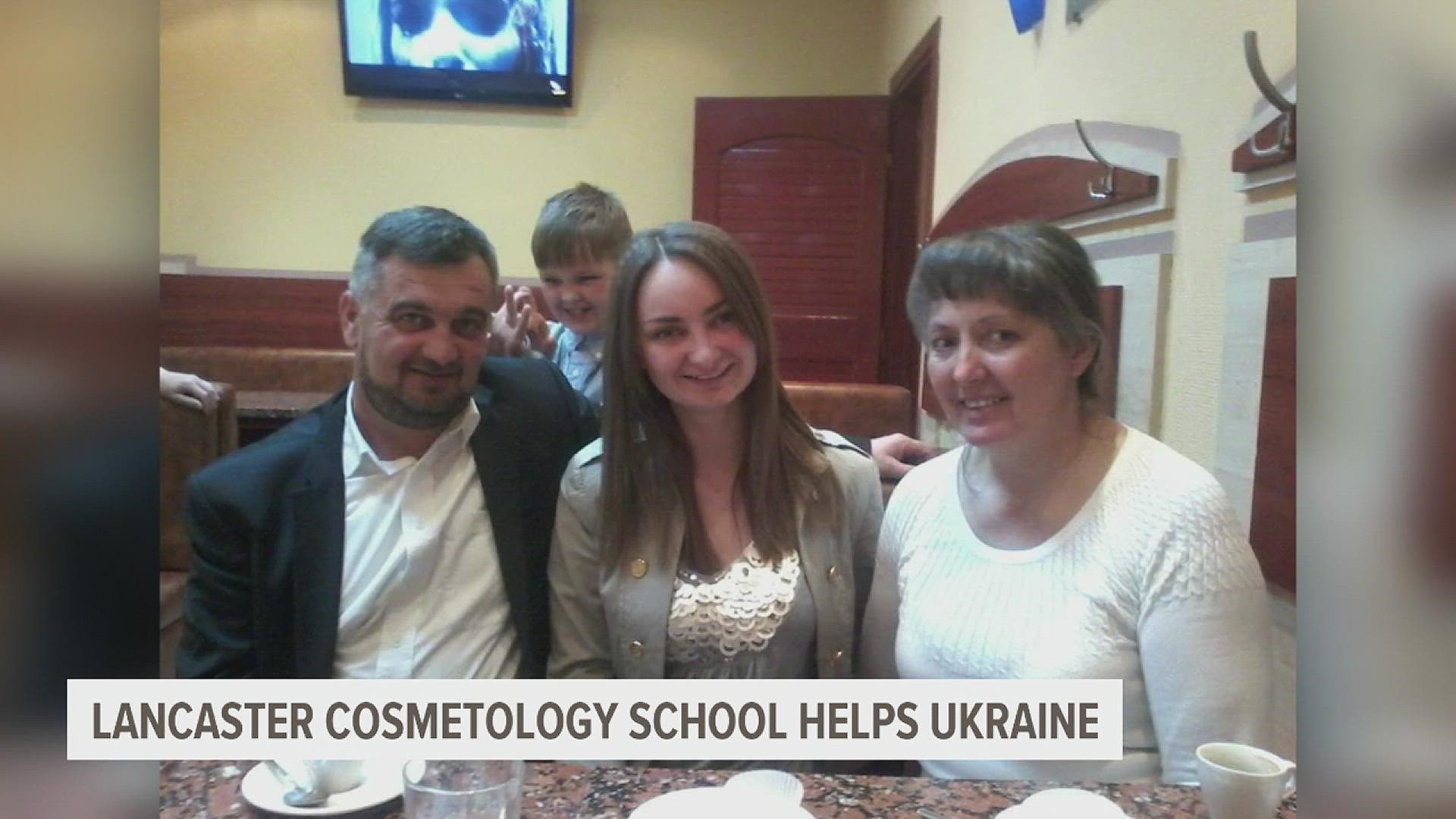 Lancaster cosmetology school creates fundraiser to support Ukrainians