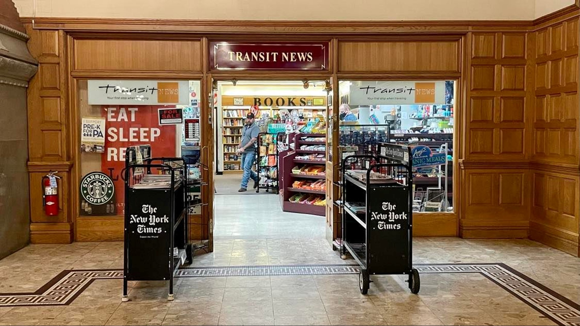 Transit News is the last newsstand in Harrisburg.