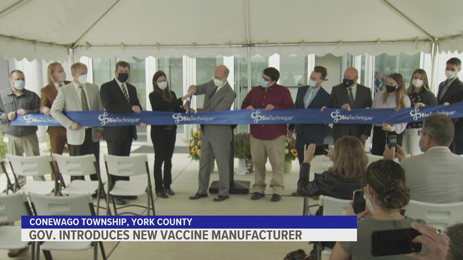 BioTechnique relocated its company from Wisconsin to Pennsylvania, bringing over a $22 million dollar investment to York County.