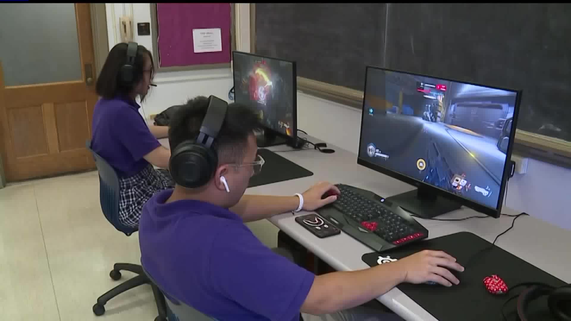 Gaming in the classroom at Lancaster Catholic