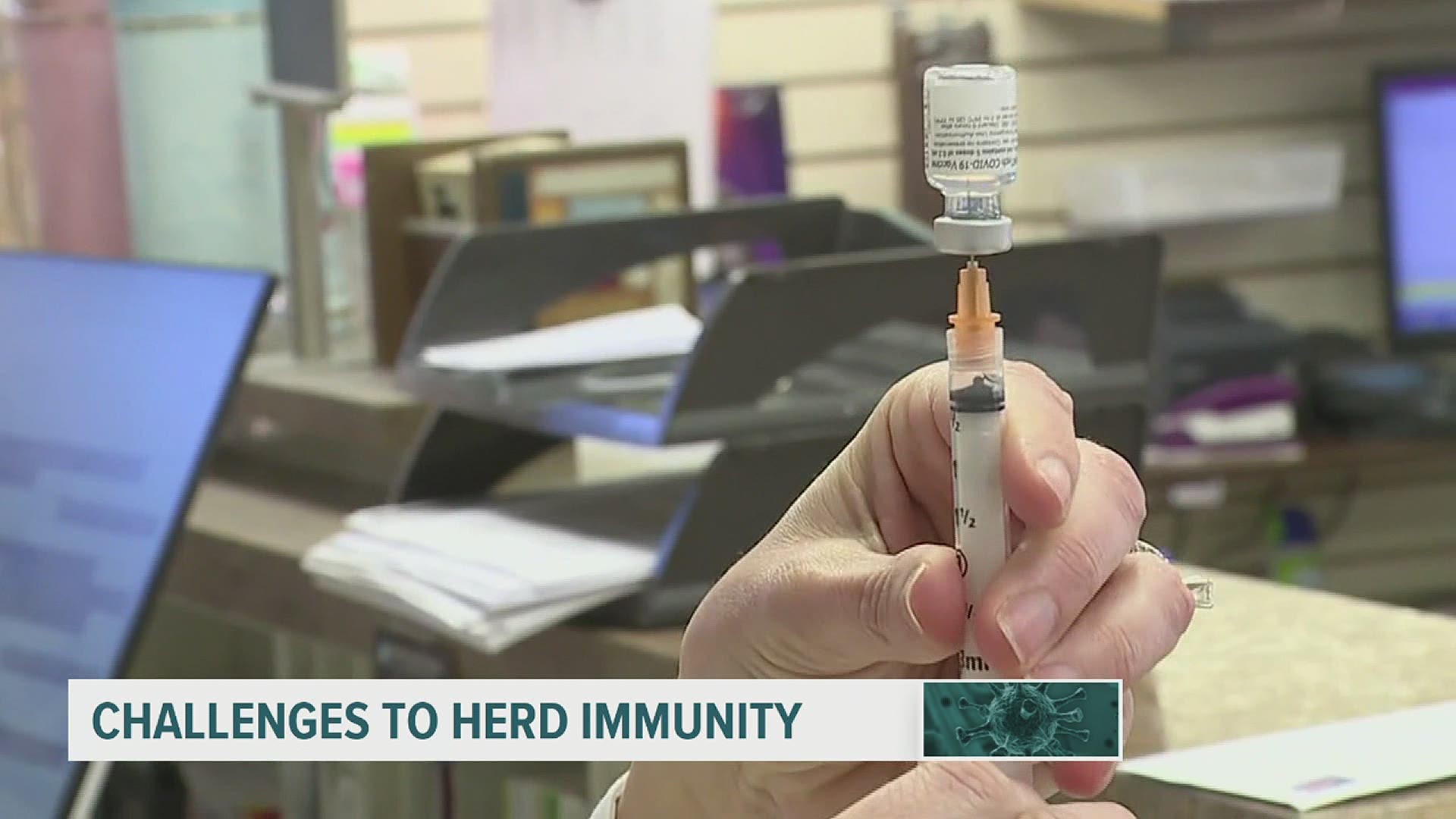 Right now, experts are debating if and when the U.S. will reach herd immunity. Some don't think it can be achieved.