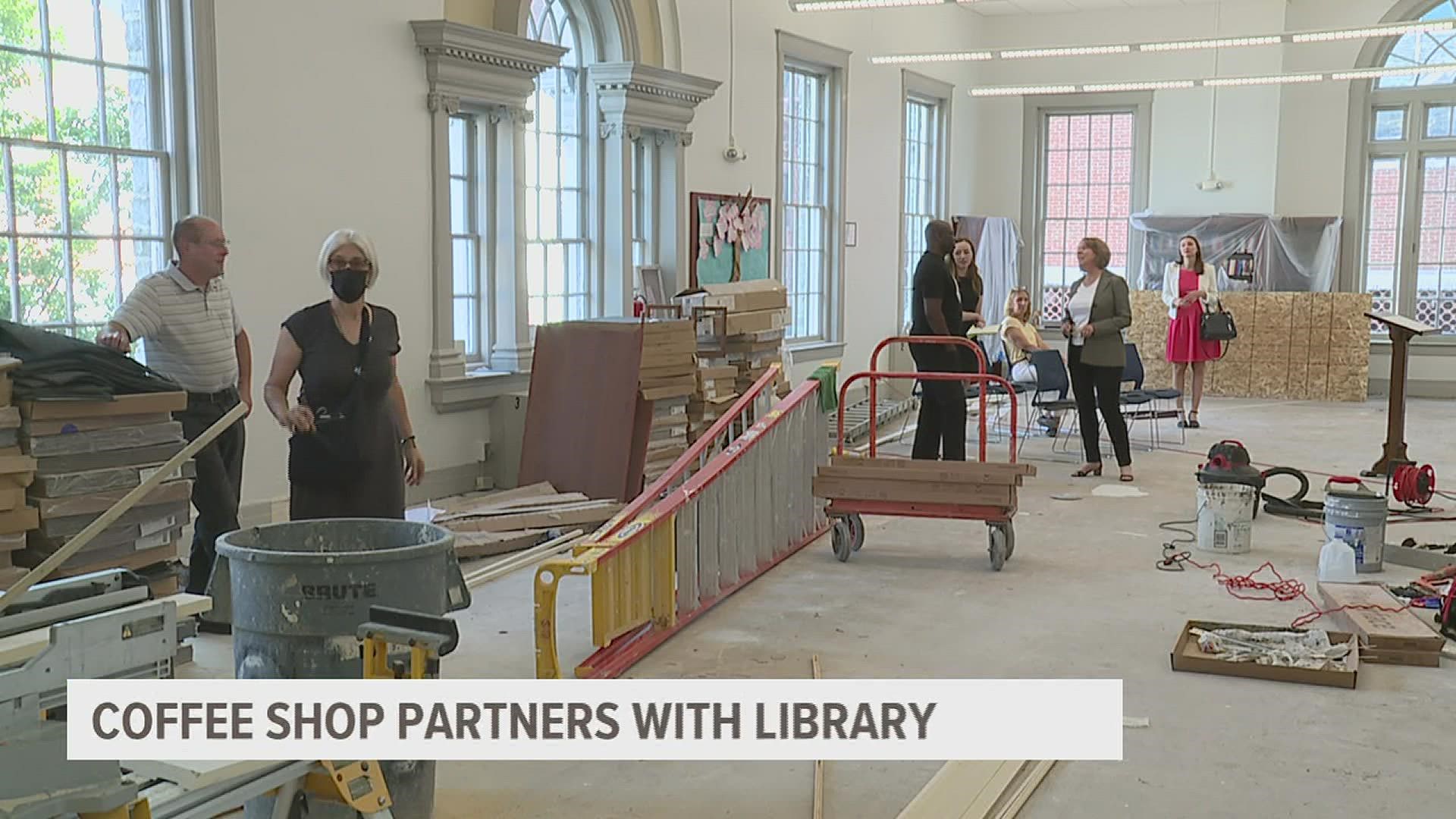 Those in the Harrisburg area will soon be able to enjoy a hot cup of coffee next time they browse the McCormick Riverfront Library in search of a good read.