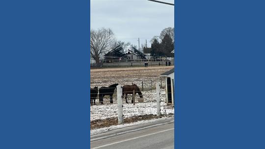 Crews respond to barn fire in Lancaster County | fox43.com