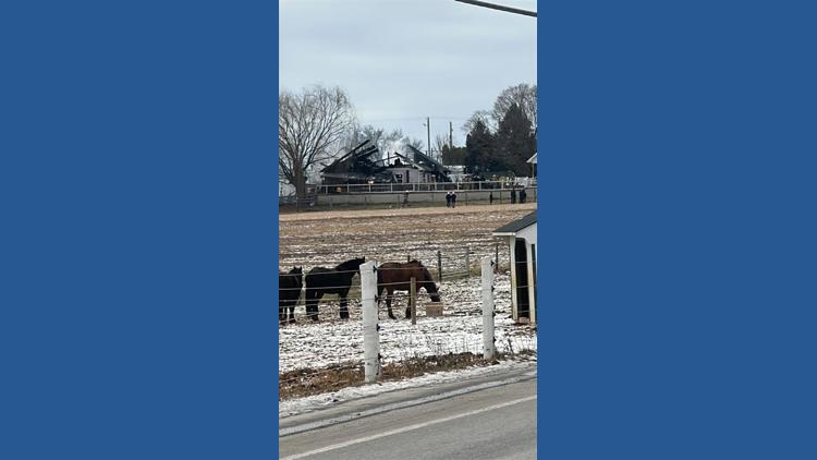 Crews respond to barn fire in Lancaster County | fox43.com