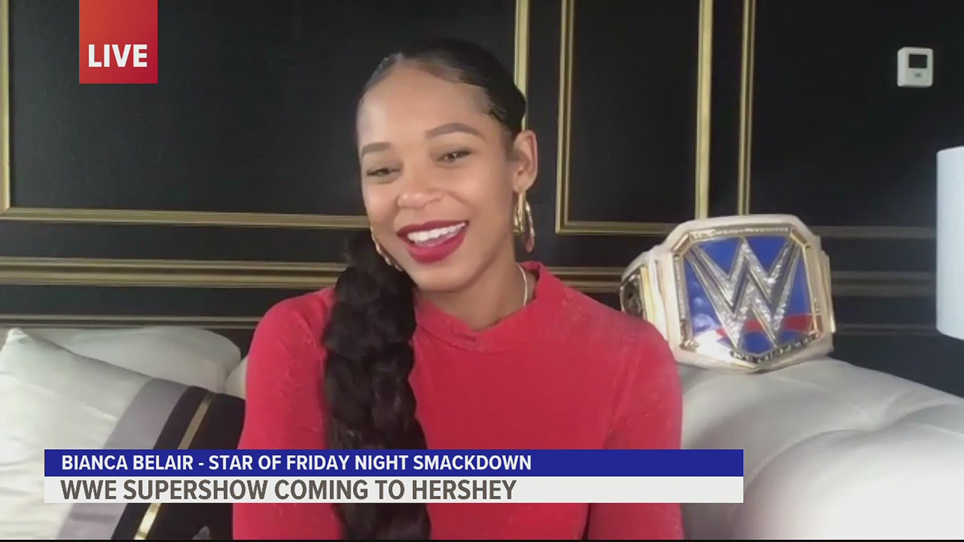 Star of Friday Night SmackDown, Bianca Belair, talks WWE, her trip to