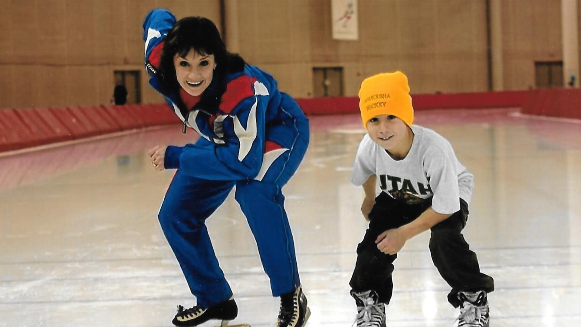 Hershey Bears forward Grant Cruikshank attributes growth on and off the ice to parents and US Olympic speed skaters Bonnie Blair and Dave Cruikshank.