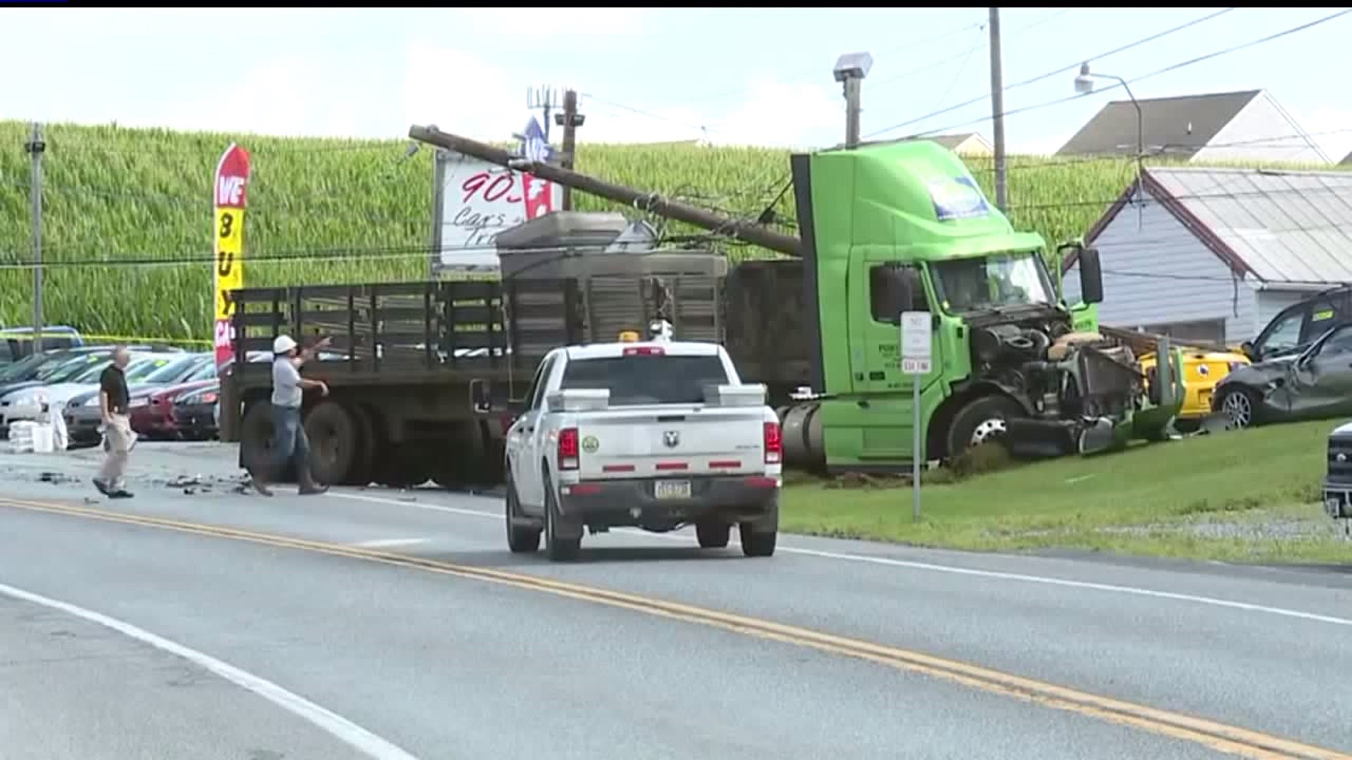 Coroner called to the scene of crash in Lancaster County