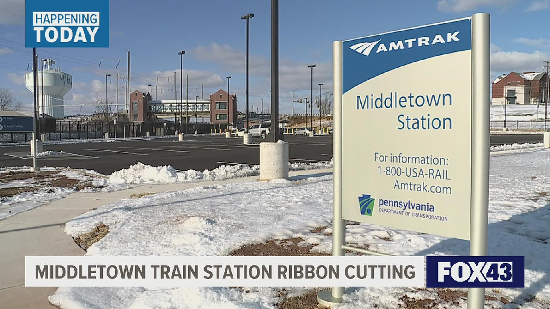 The station opened to the public on Jan. 10. but the ribbon cutting ceremony is set for Tuesday morning.
