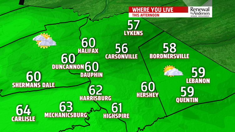 Mild Monday ahead before a cold blast of air arrives later tonight ...