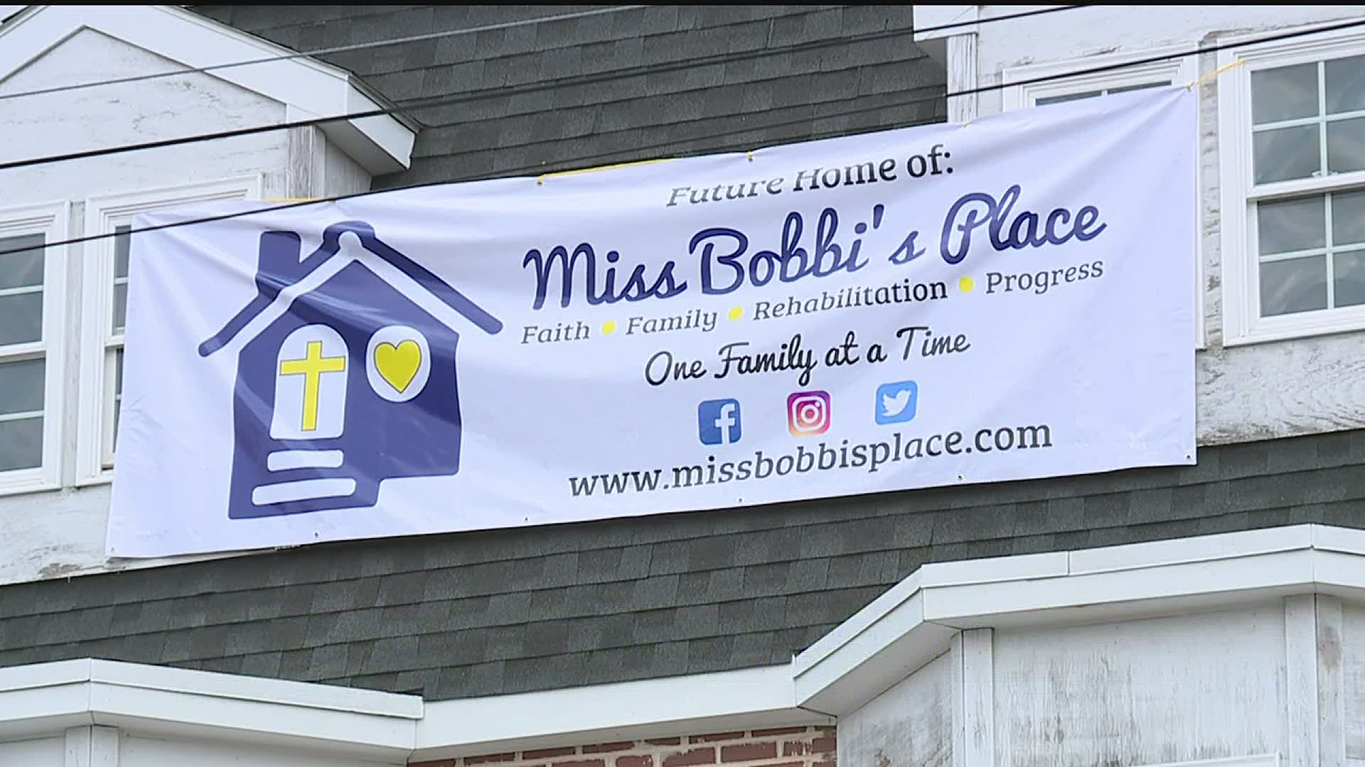 Miss Bobbi's Place celebrates start of new homeless shelter for families.