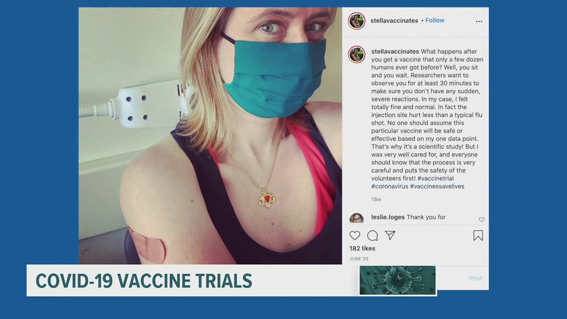 Would you sign up for a vaccine trial? One Lancaster woman shares her experience with the DNA vaccine trial from Penn Medicine.