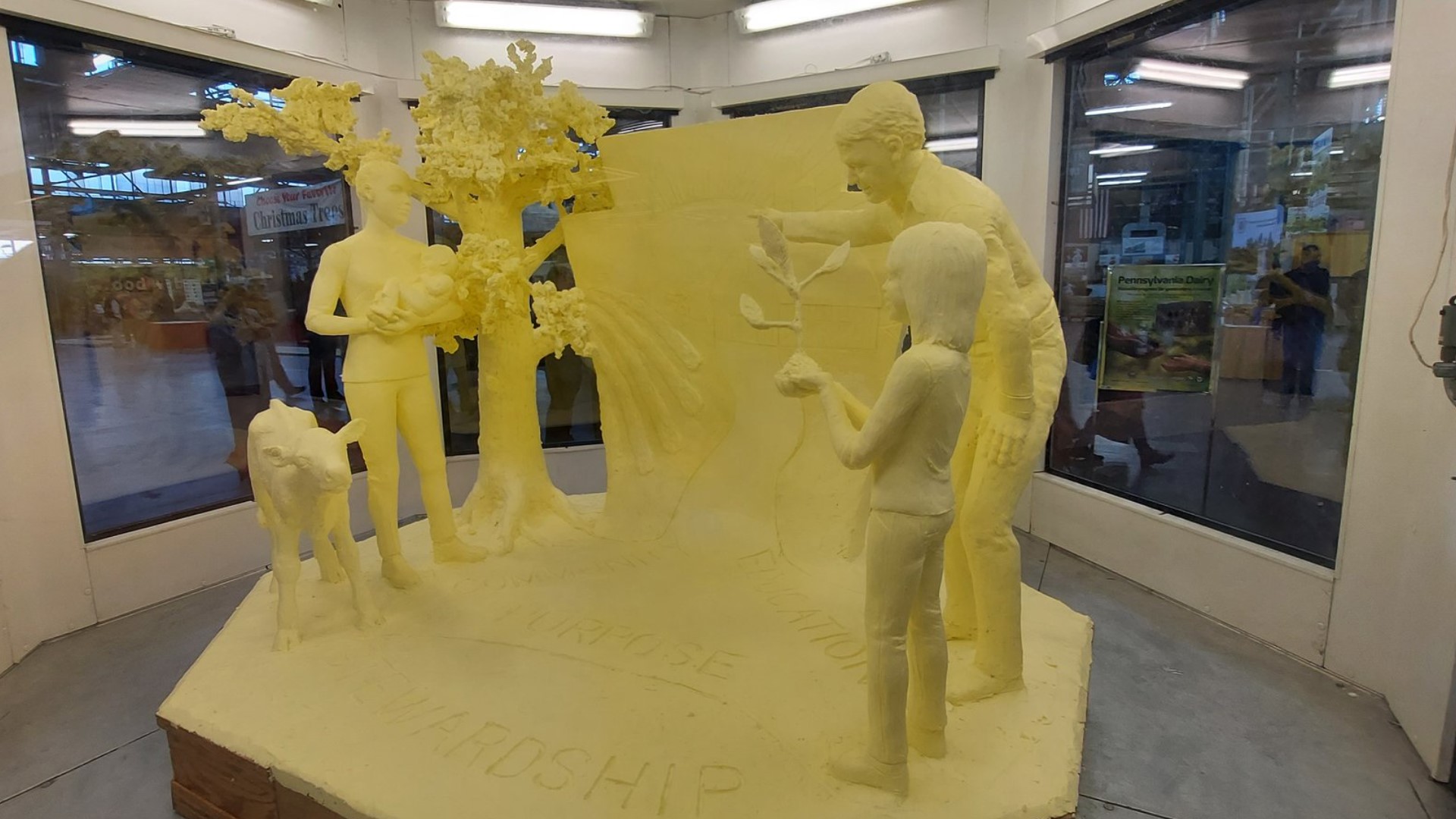 The 32nd Annual Pa. Farm Show Butter Sculpture was unveiled at the Pennsylvania Farm Show Complex at Thursday morning.