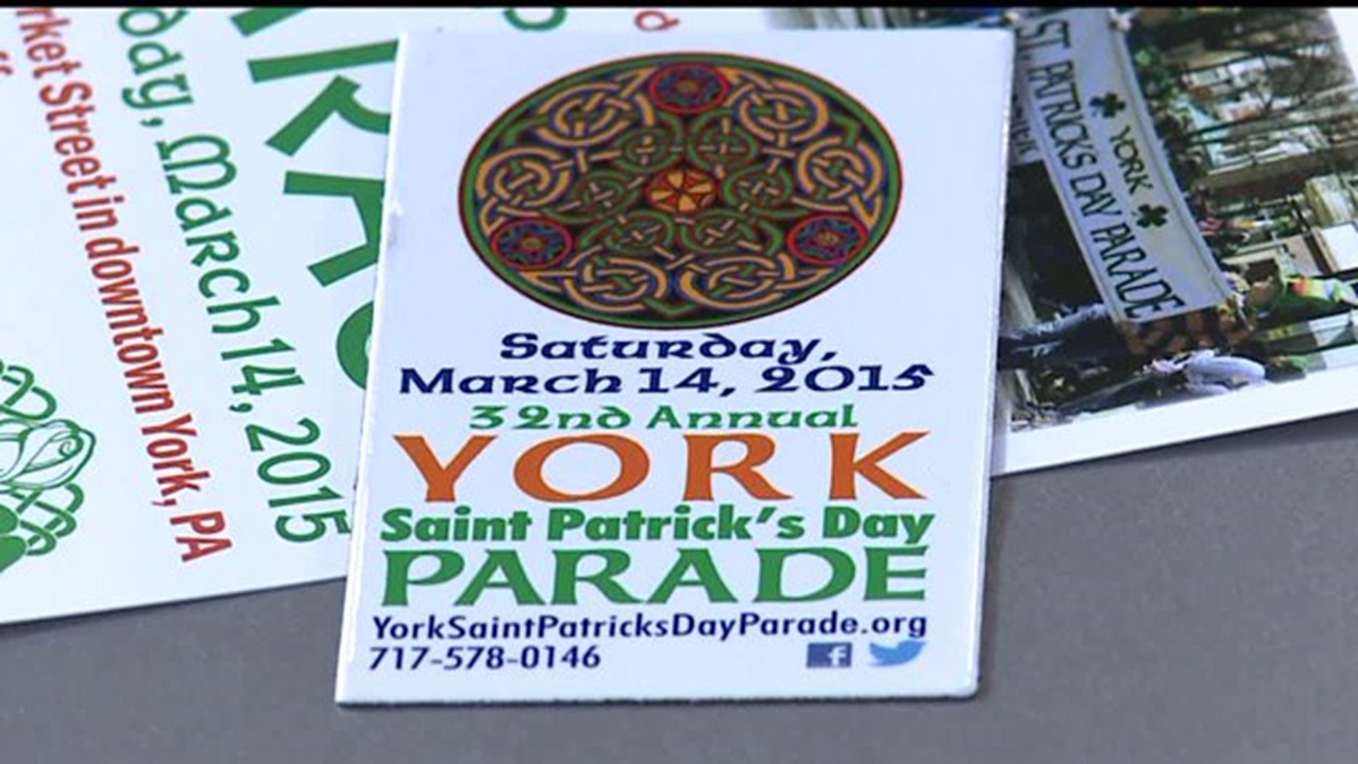 York St Patrick`s Day parade announcement