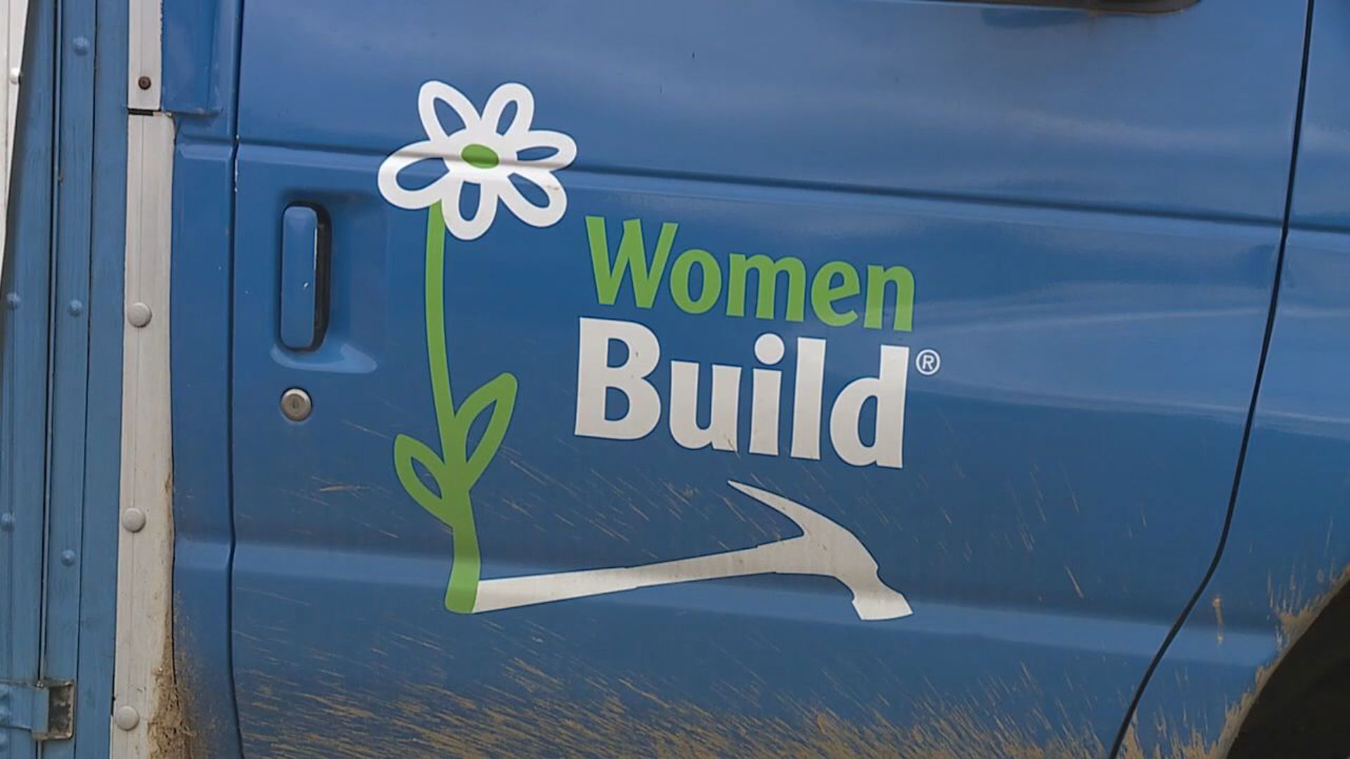 Dozens of women volunteers are hard at work helping build new homes for two York families.