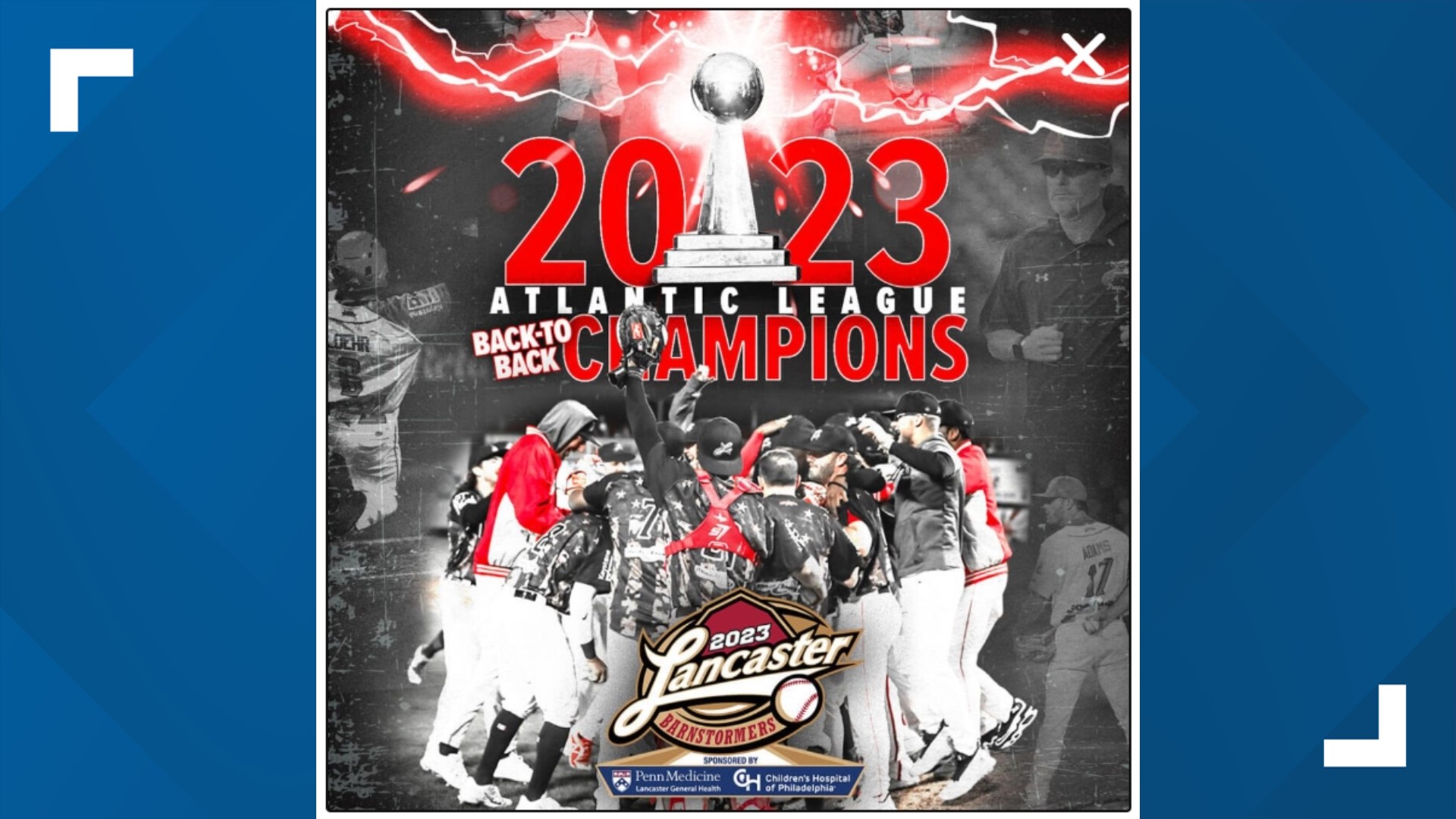 The win gives the Barnstormers their second consecutive Atlantic League title and the fourth in franchise history.