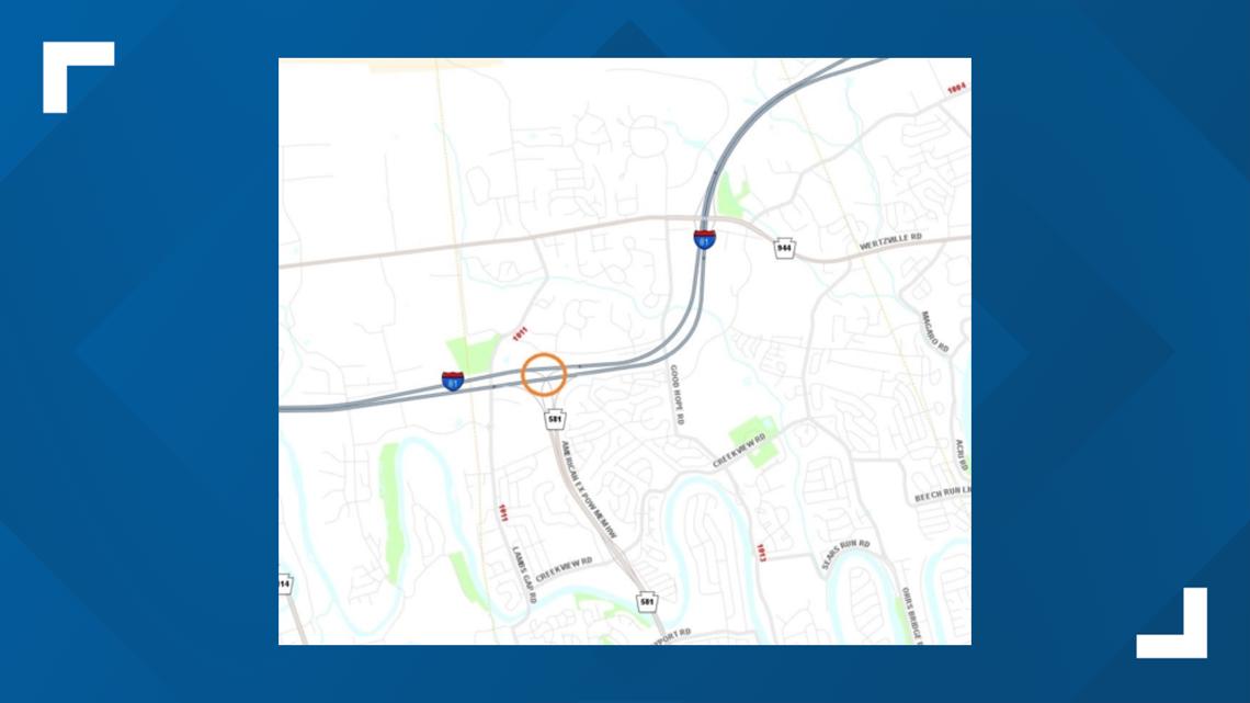 Route Inspection Ramp bridge inspection scheduled on Route 581 section of I-81 | fox43.com