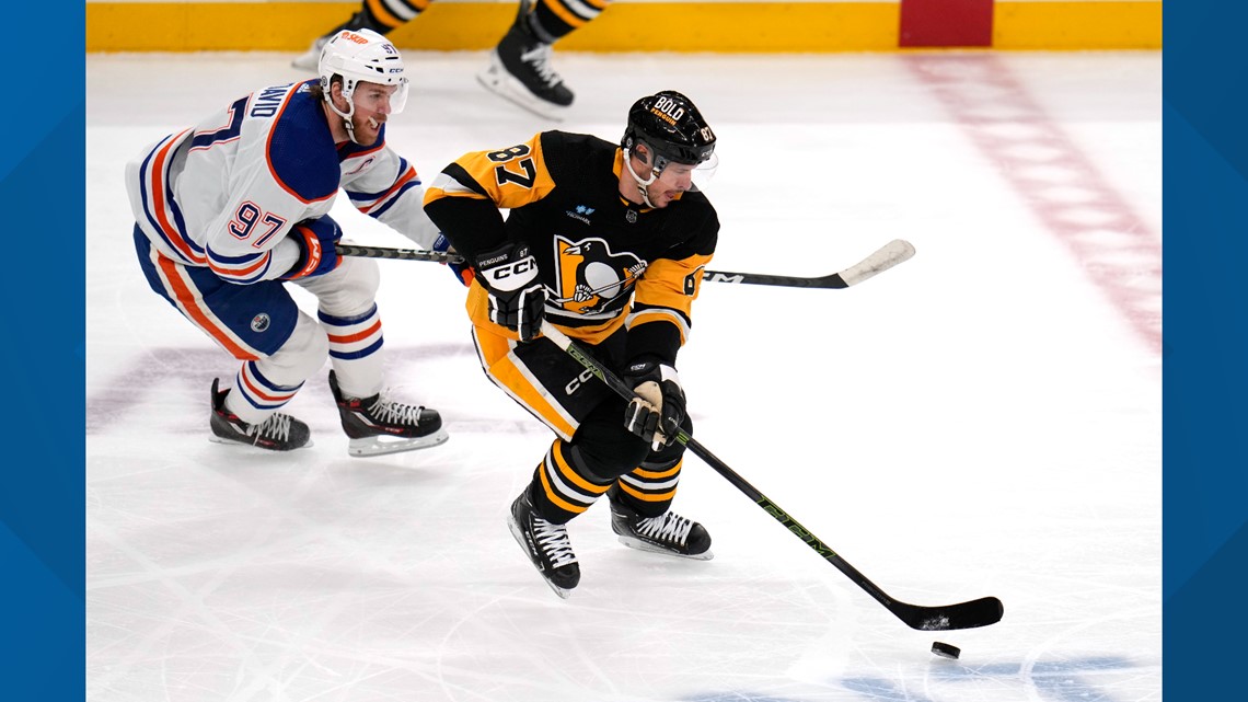 Connor McDavid Has Goal, 2 Assists And Oilers Cruise Past Sidney Crosby ...