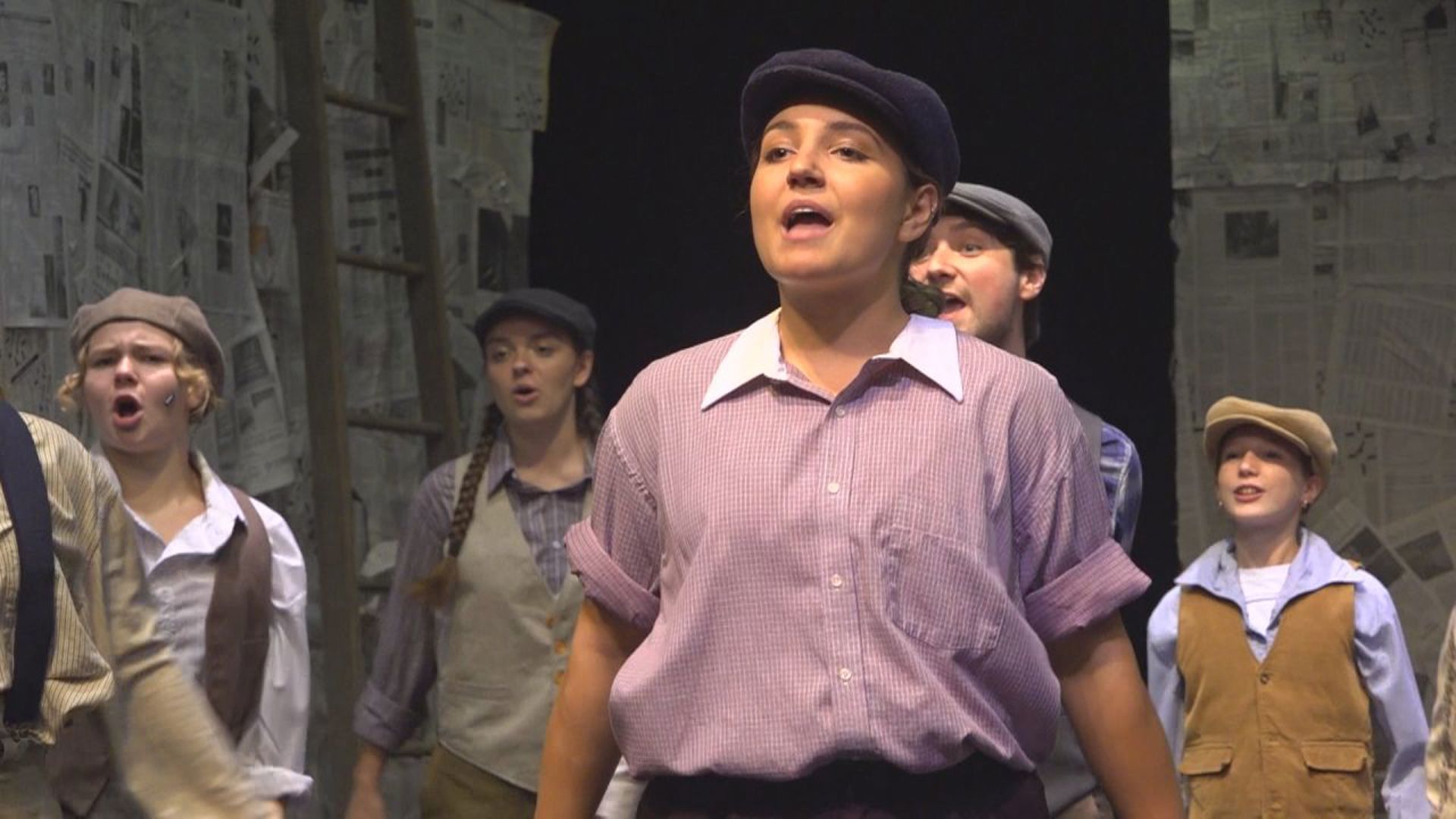 "Newsies" follows the story of poor boys who sell newspapers in New York City in 1899.