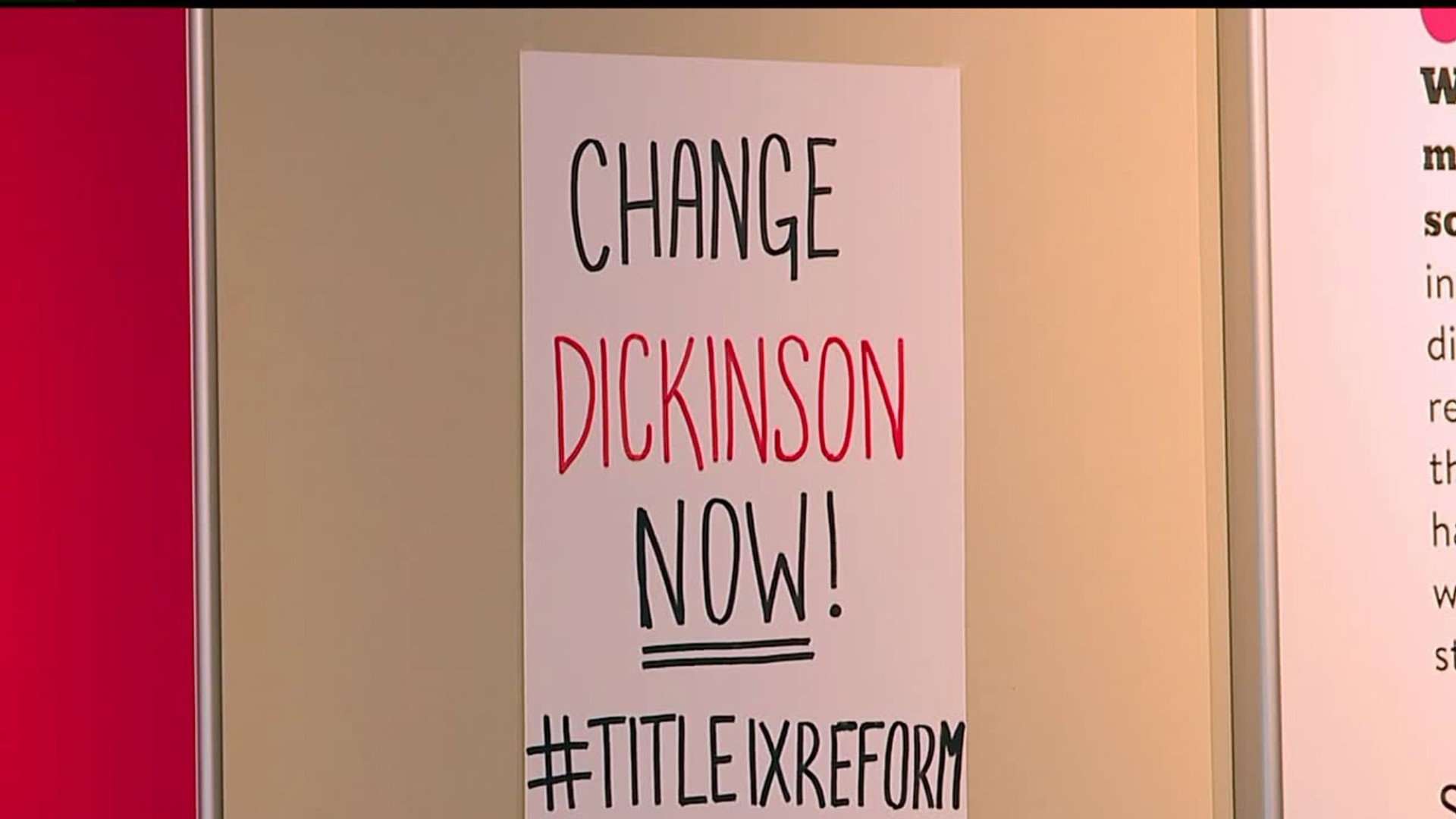 Day 2 of sit-in protest at Dickinson College