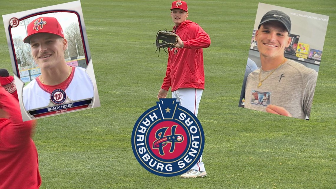 Minor Leaguer collects baseball cards