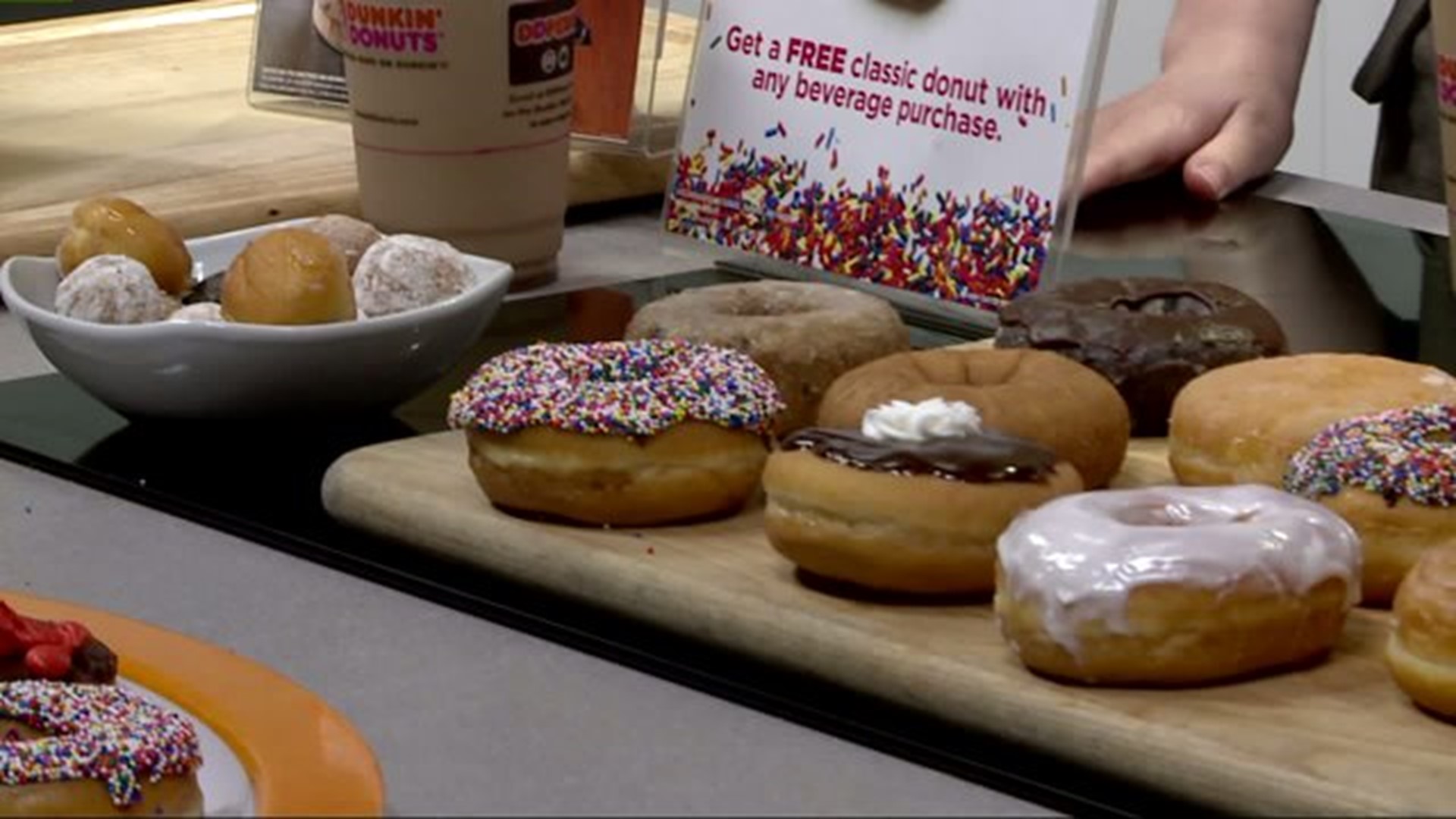 Dunkin Donuts comes to the kitchen for National Doughnut Day
