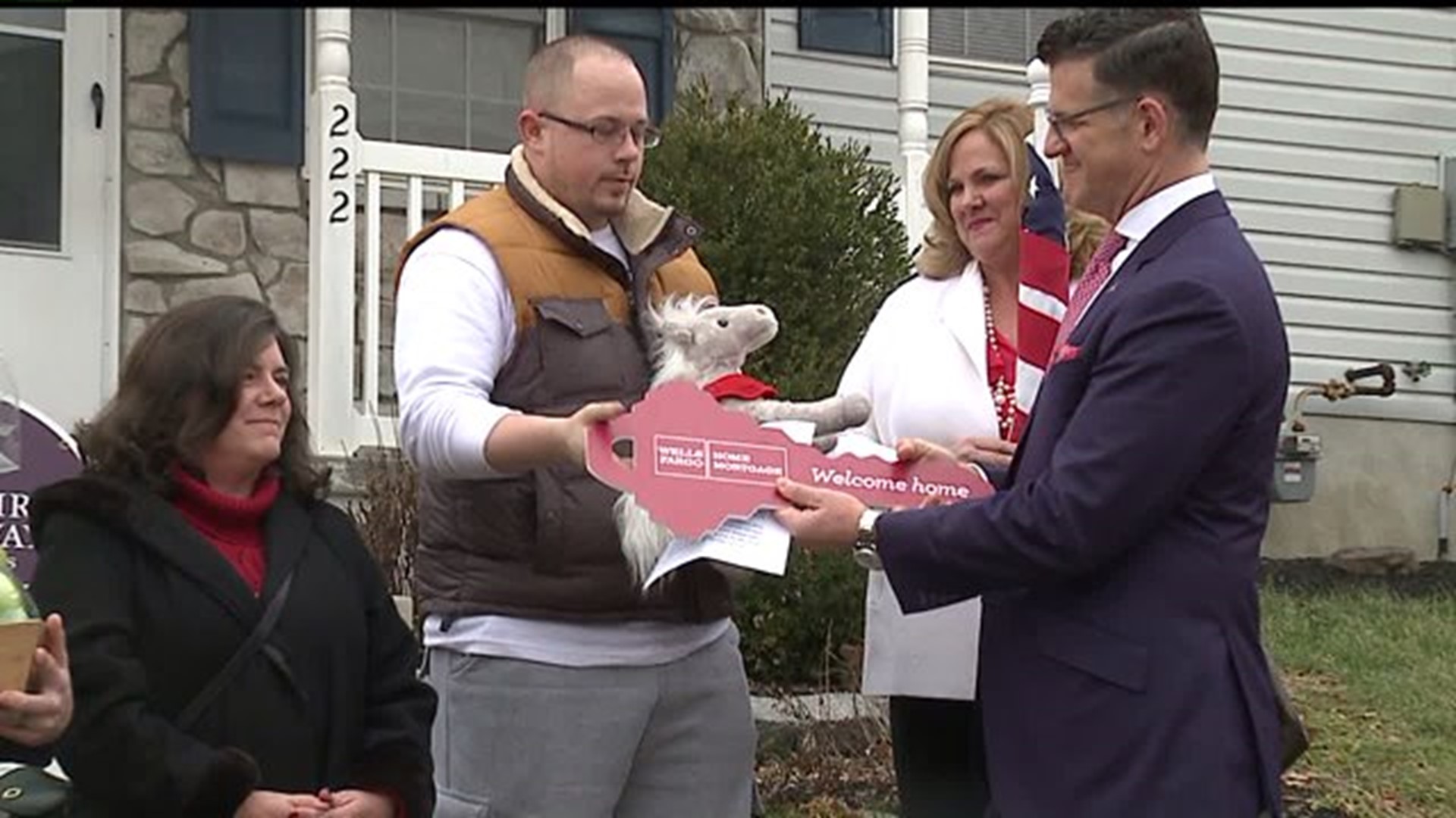 Home donated to veteran just in time for the holiday season